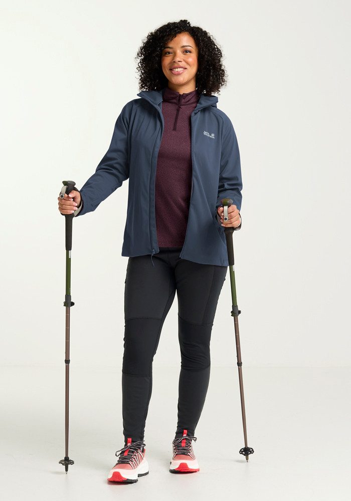 Jack Wolfskin Funktionsjacke HIKE WITH ME HOODY W