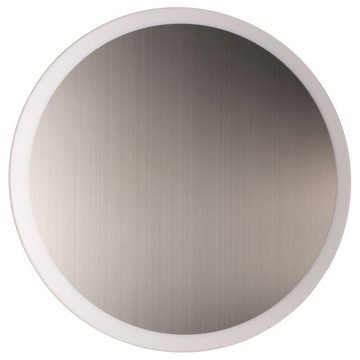 click-licht LED Wandleuchte LED Wand- und Deckenleuchte Moon in Silber und Weiß-satiniert 500mm, keine Angabe, Leuchtmittel enthalten: Ja, fest verbaut, LED, 3500, Wandleuchte, Wandlampe, Wandlicht