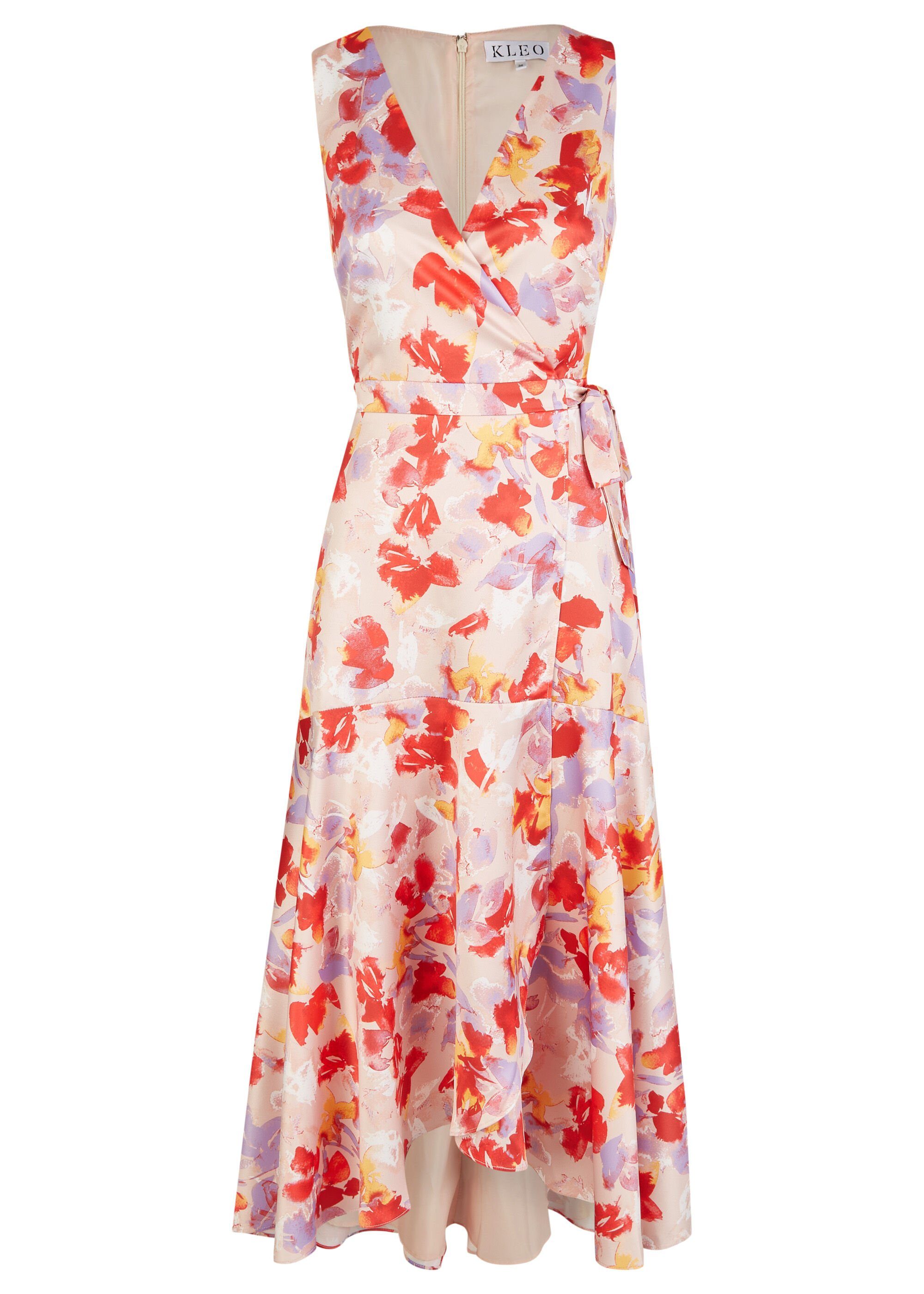 Kleo Abendkleid (1-tlg) fließender Satin im günstig online kaufen