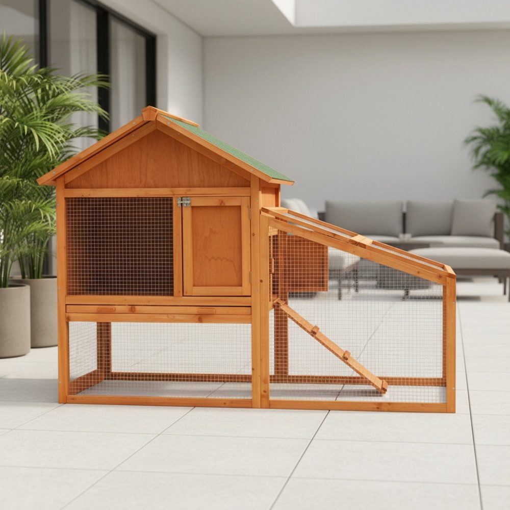 Melko Kleintierstall Kaninchenstall Hasenstall Kleintierstall Hasenkäfig Ka günstig online kaufen