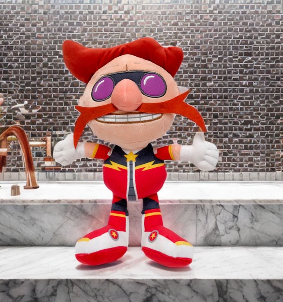 Sonic SEGA Kuscheltier Sonic The Hedgehog SEGA Plüschtier Dr.Eggman Mr.Doctor Kuscheltier rot (Set, 1-St., Geschenk-Set), Stofftier Sale Geschenke für Mädchen Jungen Kinder Babys spielen Prime