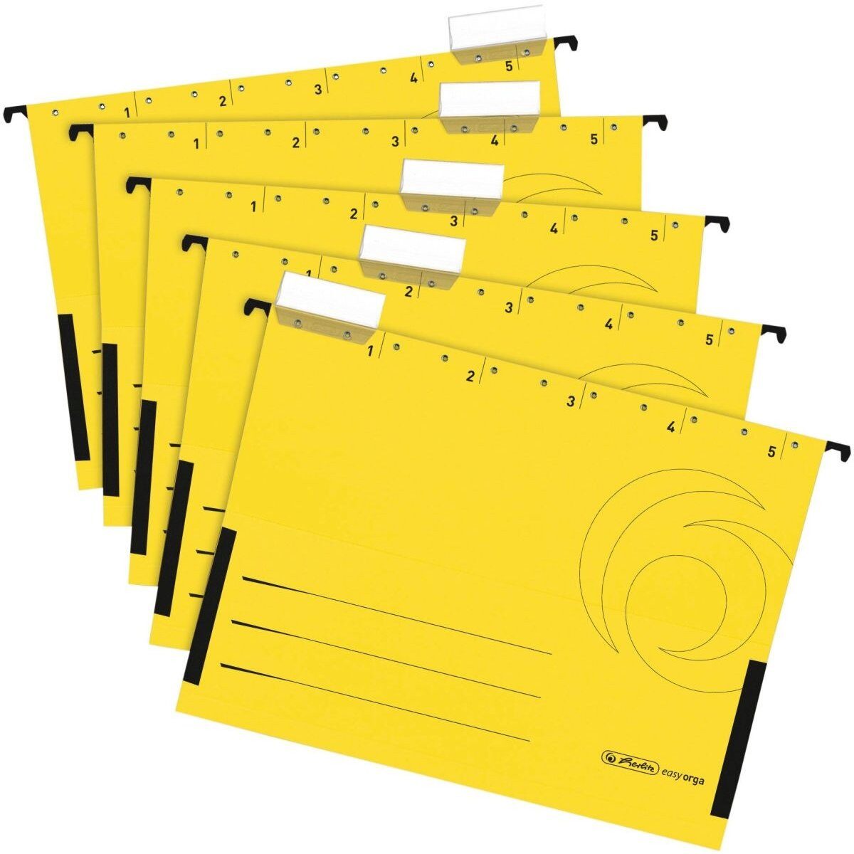Herlitz Hefter Hängetasche 230g/qm gelb VE=5 Stück