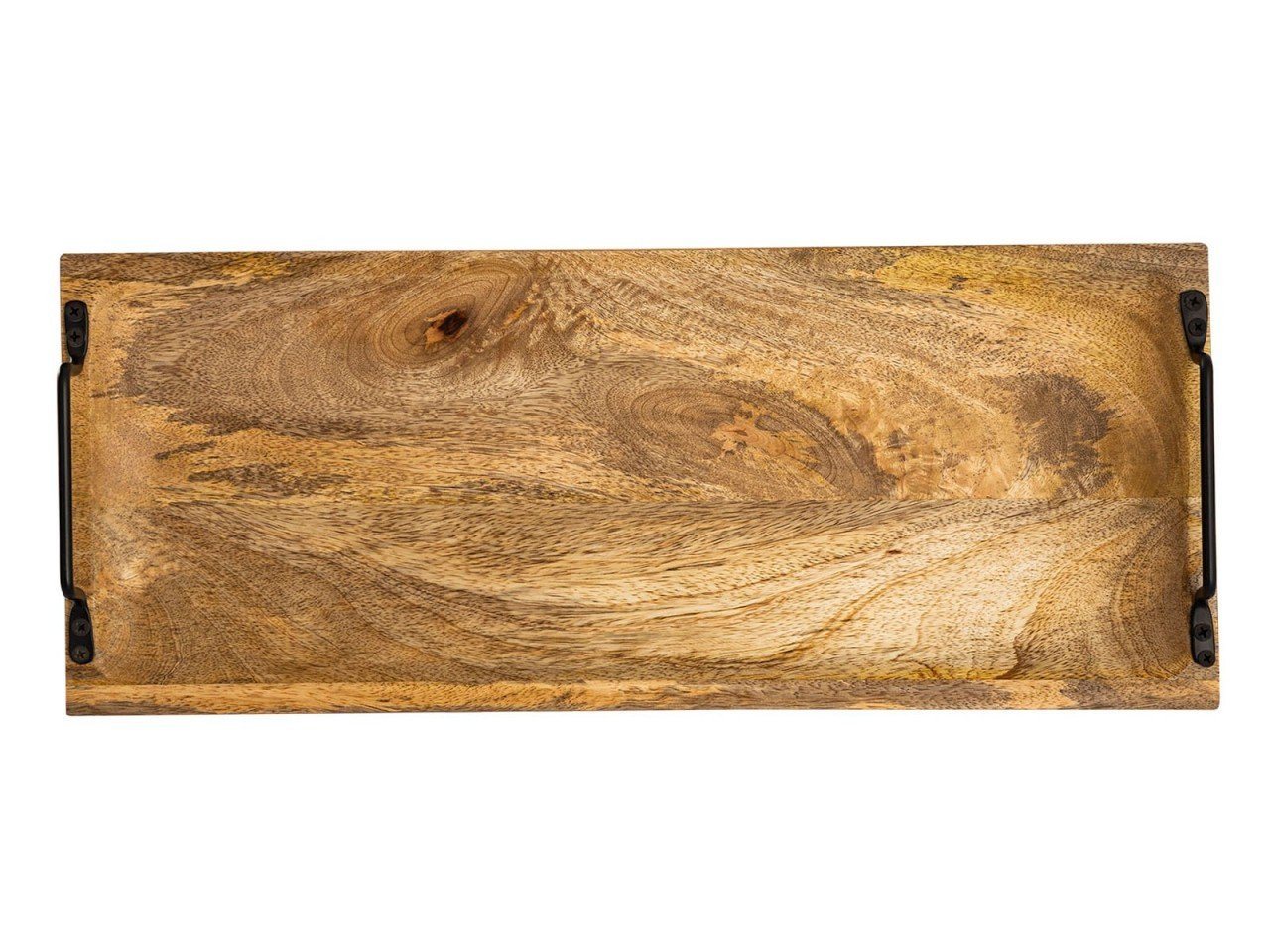 Thumbnail - tinkaro Blumentopf BUTAR Mangoholz Serviertablett Braun (1 St)