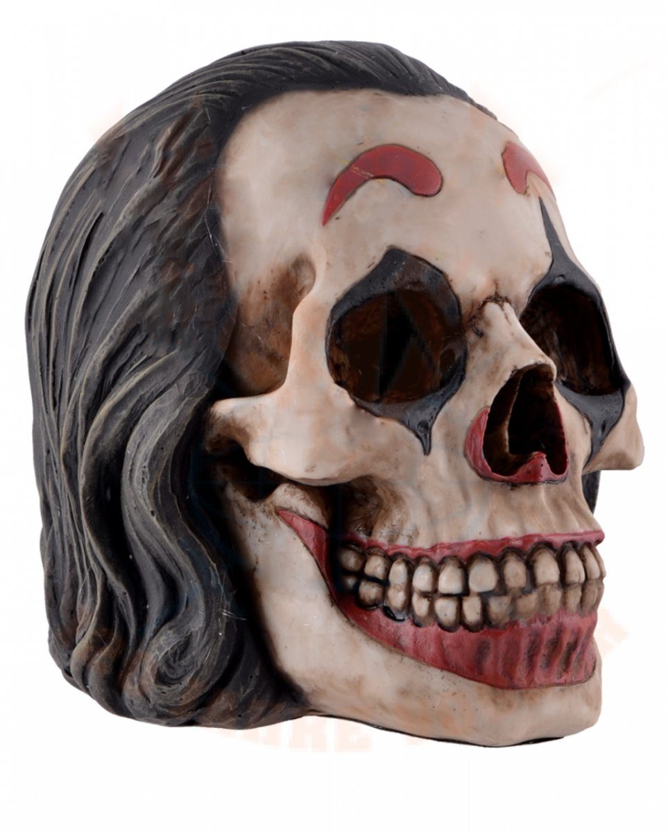 Deko Totenkopf Skulptur 18,5cm 3 Totenschädel Skulls Dekofigur Dekoobjekt  Gothic