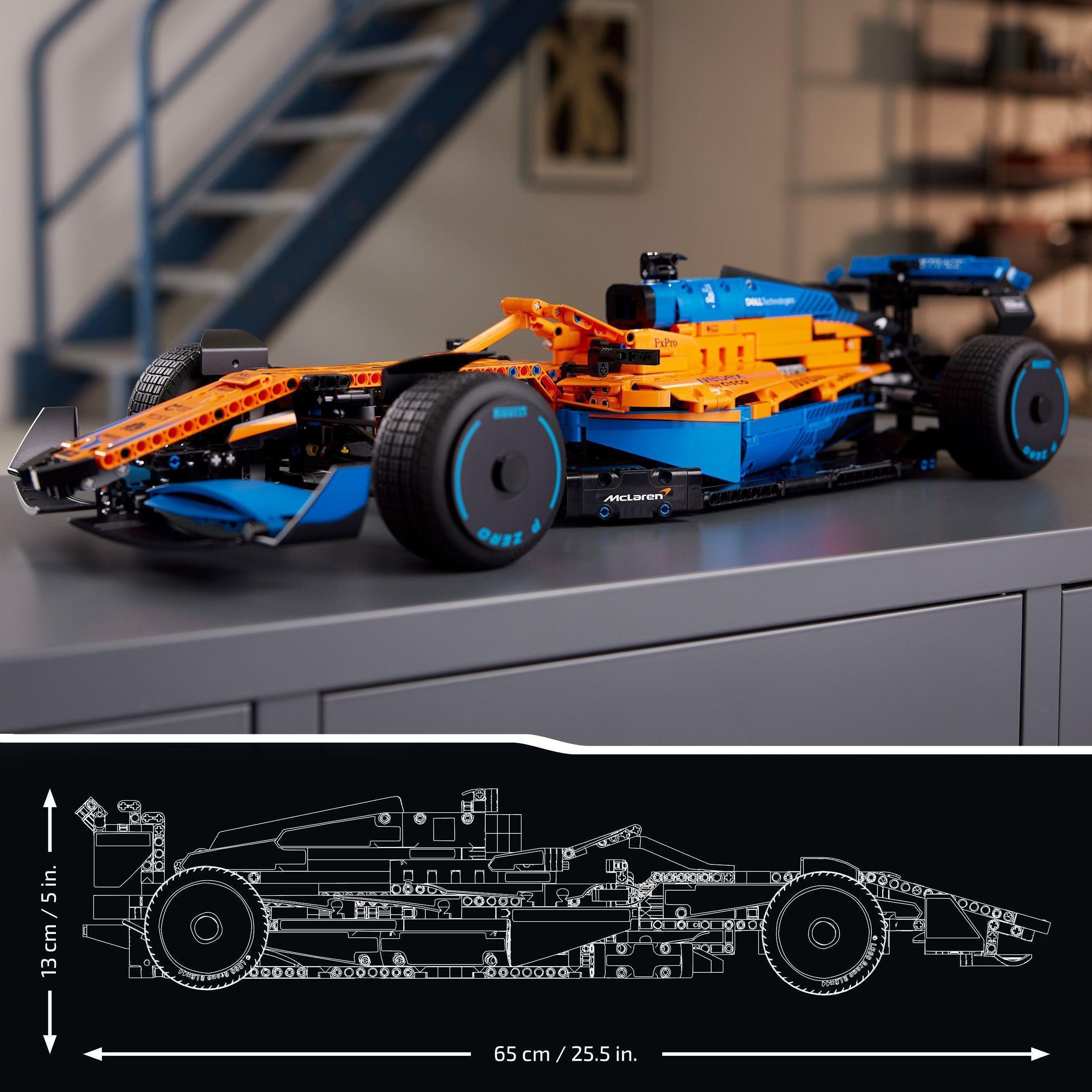 LEGO® Konstruktionsspielsteine McLaren Formel 1™ Rennwagen (42141), LEGO®  Technic, (1432 St), Made in Europe