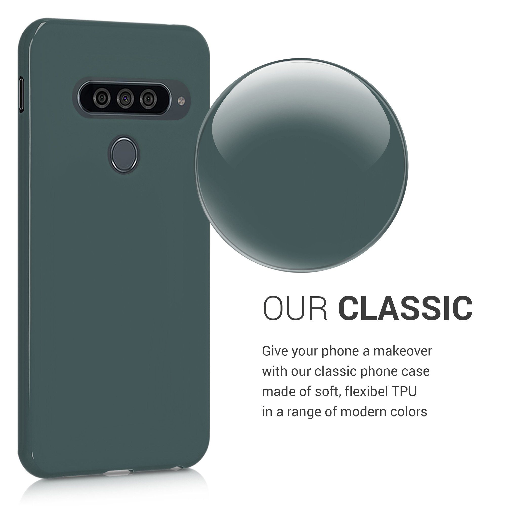 kwmobile Handyhülle Hülle für LG G8s ThinQ, Hülle Silikon - Soft Handyhülle - Handy Case Cover