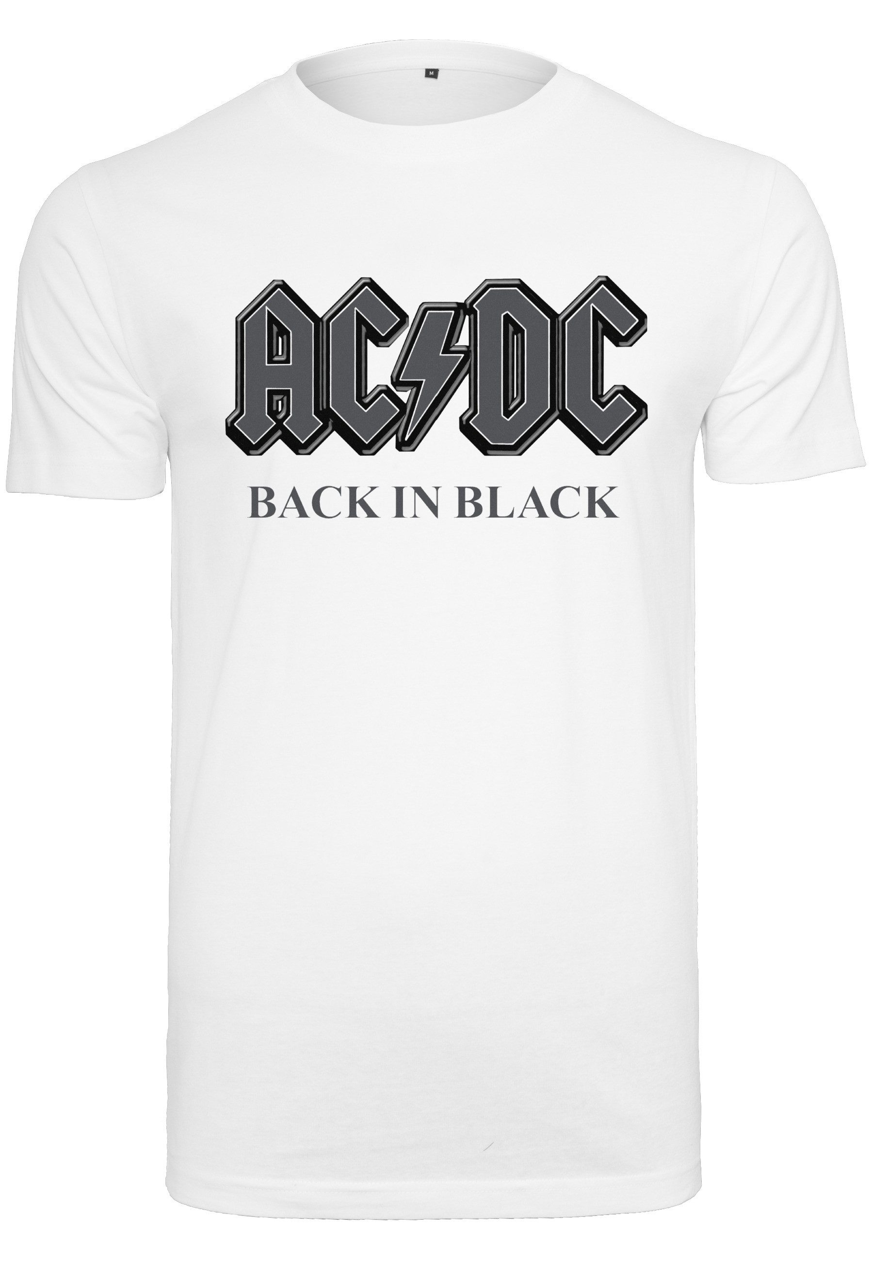 Merchcode T-Shirt Merchcode Herren ACDC Back In Black Tee (1-tlg)