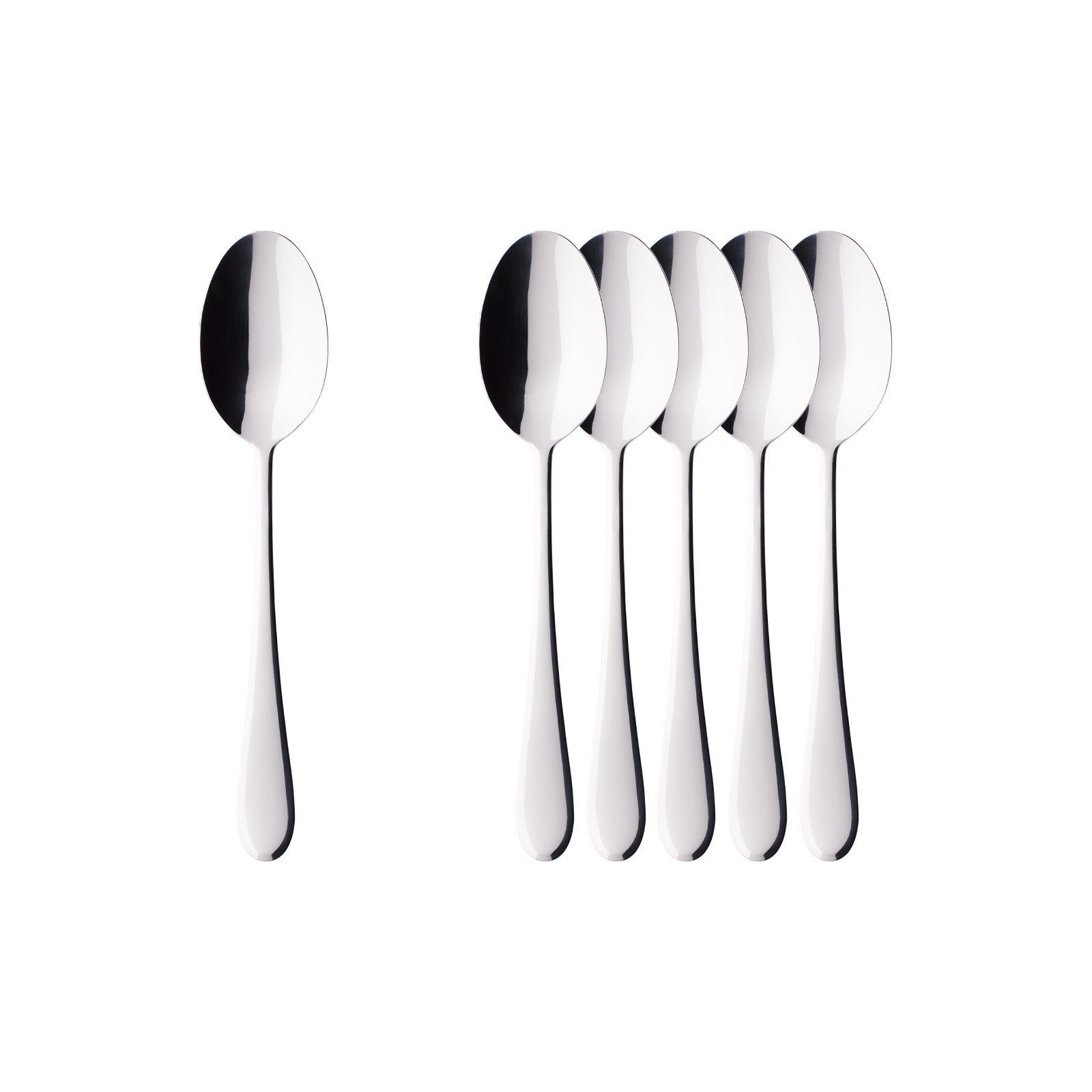 Villeroy & Boch Kaffeelöffel Oscar Espressolöffel 12 cm 6er Set (6 Stück)