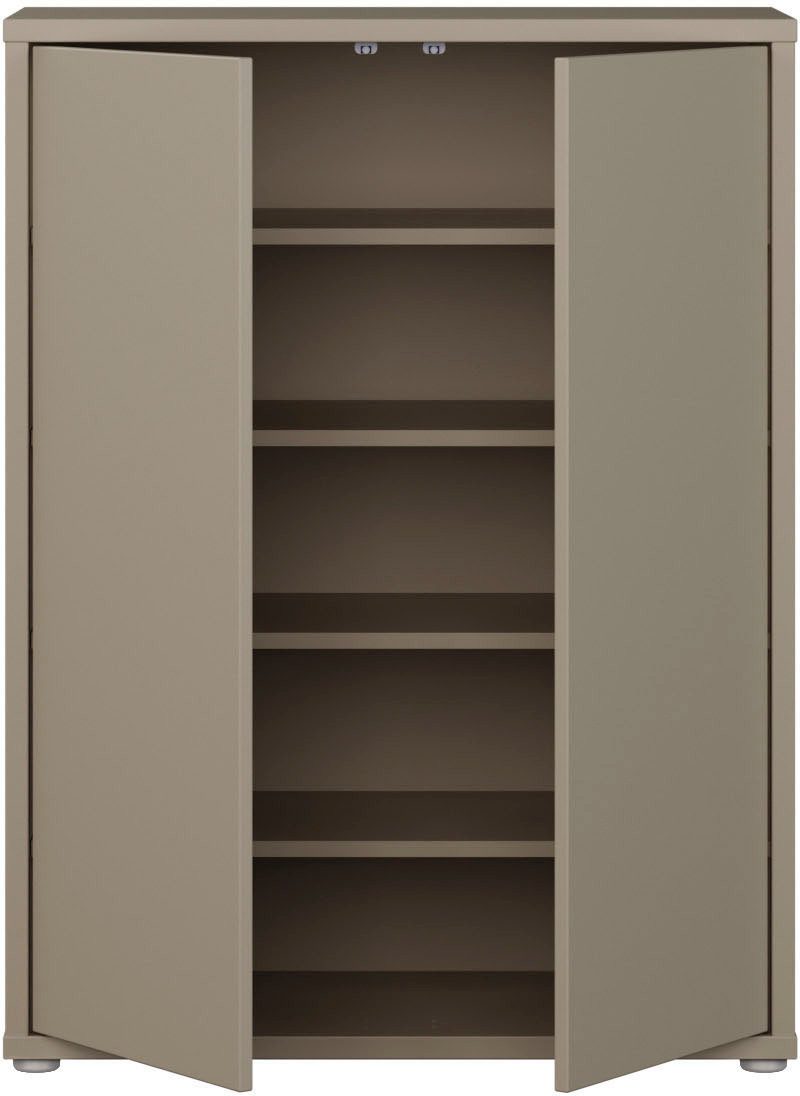 FORTE Schuhschrank Alice Springs, Schuhschrank, Platz für 15 Paar Schuhe, 2 Türen (B/H/T 74,5/99,1/34,9 cm) Stauraumschrank, Mehrzweckschrank, grifflose Front,  – Bild 4 von 5