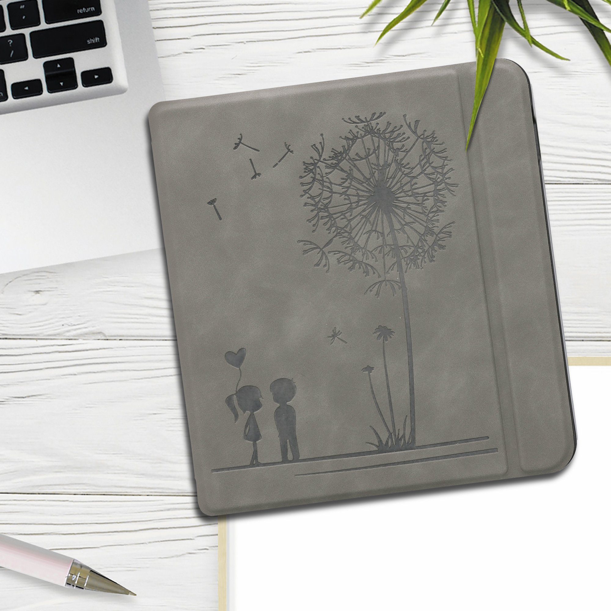 kwmobile E-Reader-Hülle Schutzhülle für Tolino Vision 5 Hülle, eReader Flip Case mit Auto Sleep Funktion