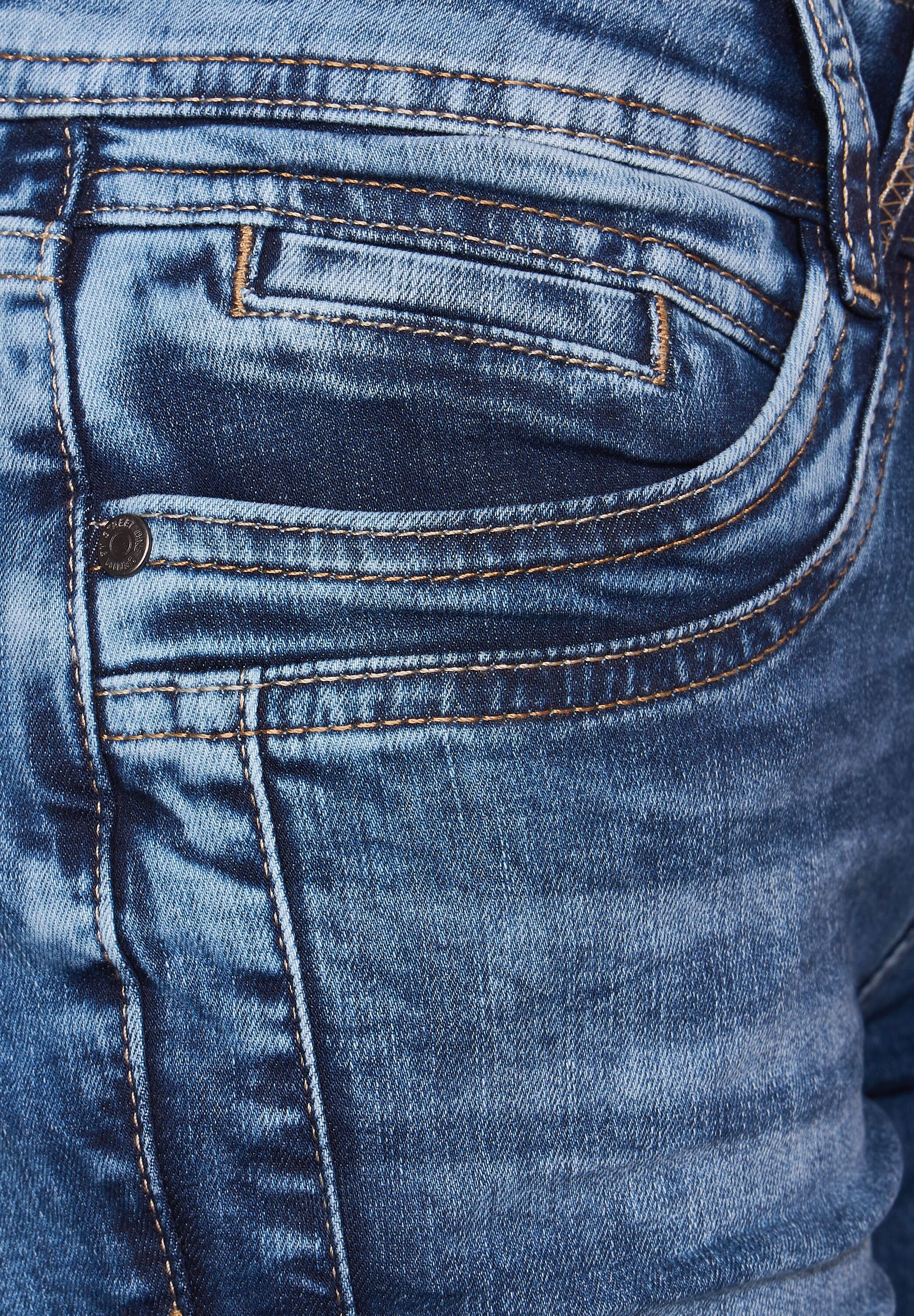 STREET ONE Comfort-fit-Jeans Middle Waist