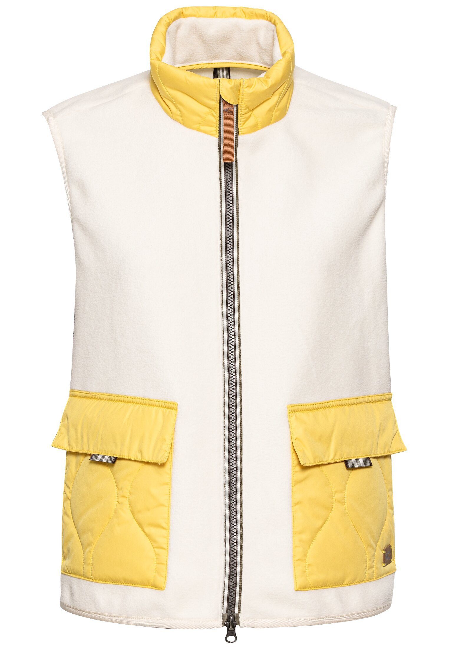 camel active Fleeceweste Teddy Fleeceweste mit Stehkragen günstig online kaufen