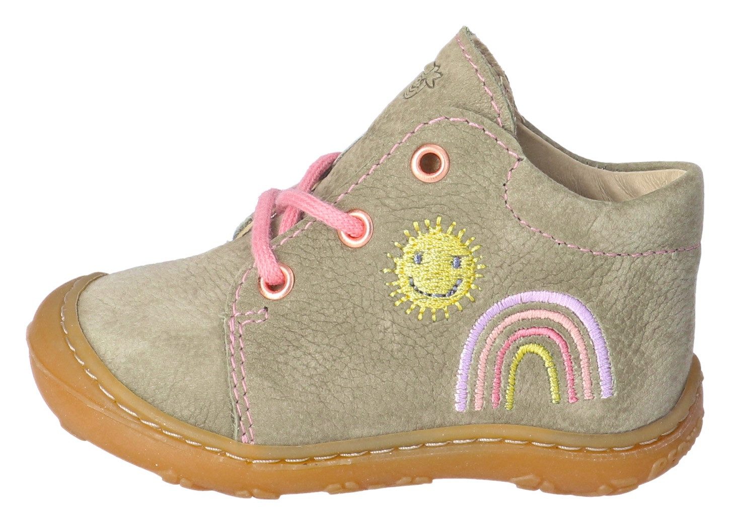 PEPINO by RICOSTA MECKI WMS: mittel Lauflernschuh, Schnürschuh mit Lederinnenausstattung, Größenschablone zum Download