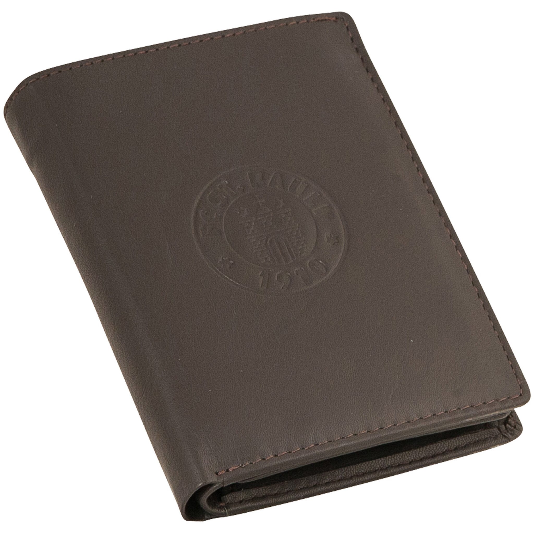 FC St. Pauli Geldbörse FC St. Pauli - Geldbörse Leder mit Logo - braun