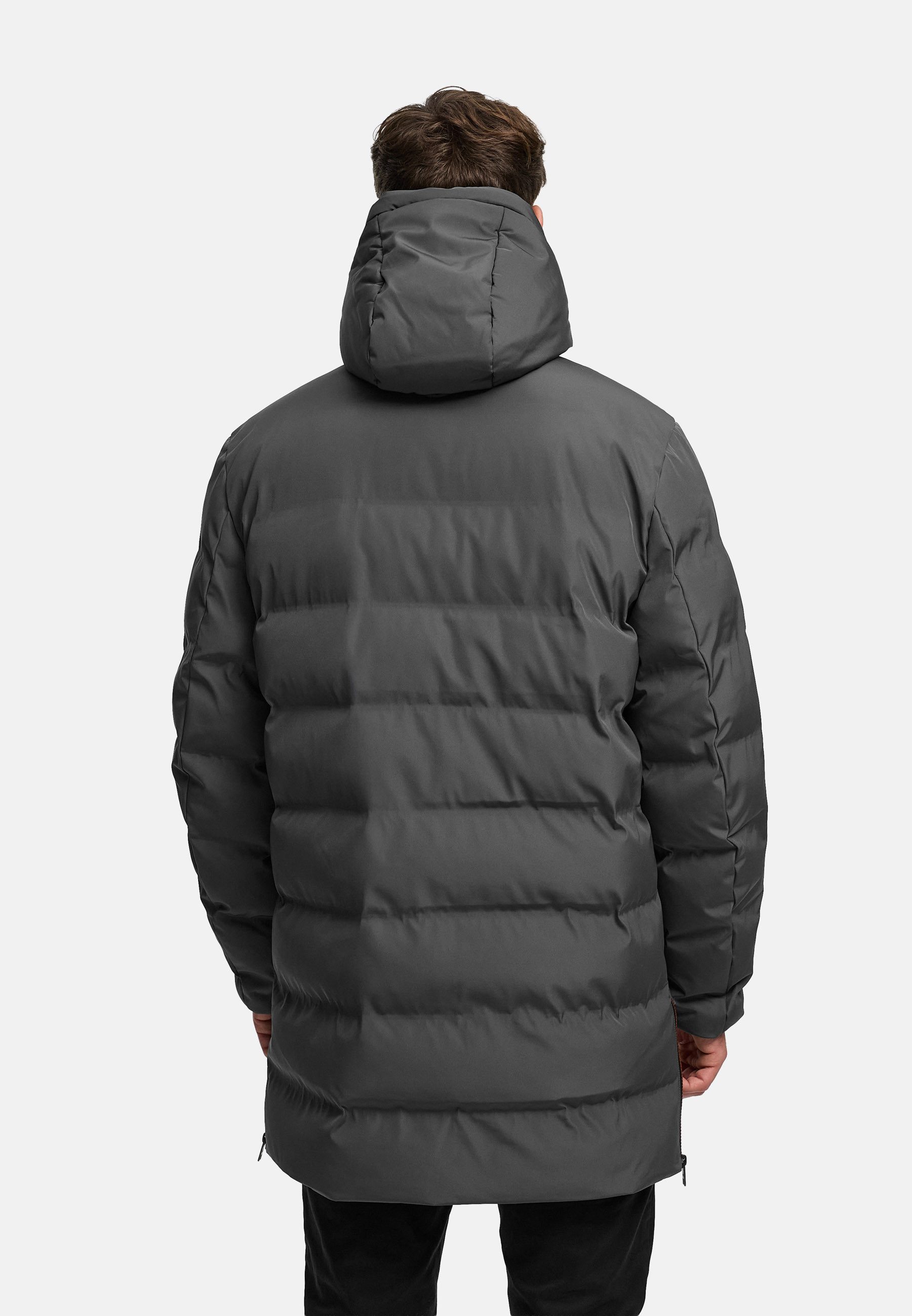 Kronstadt Wintermantel Herren KSBourland hood Herrenjacke Daunen-Optik Winterjacke mit Kapuze