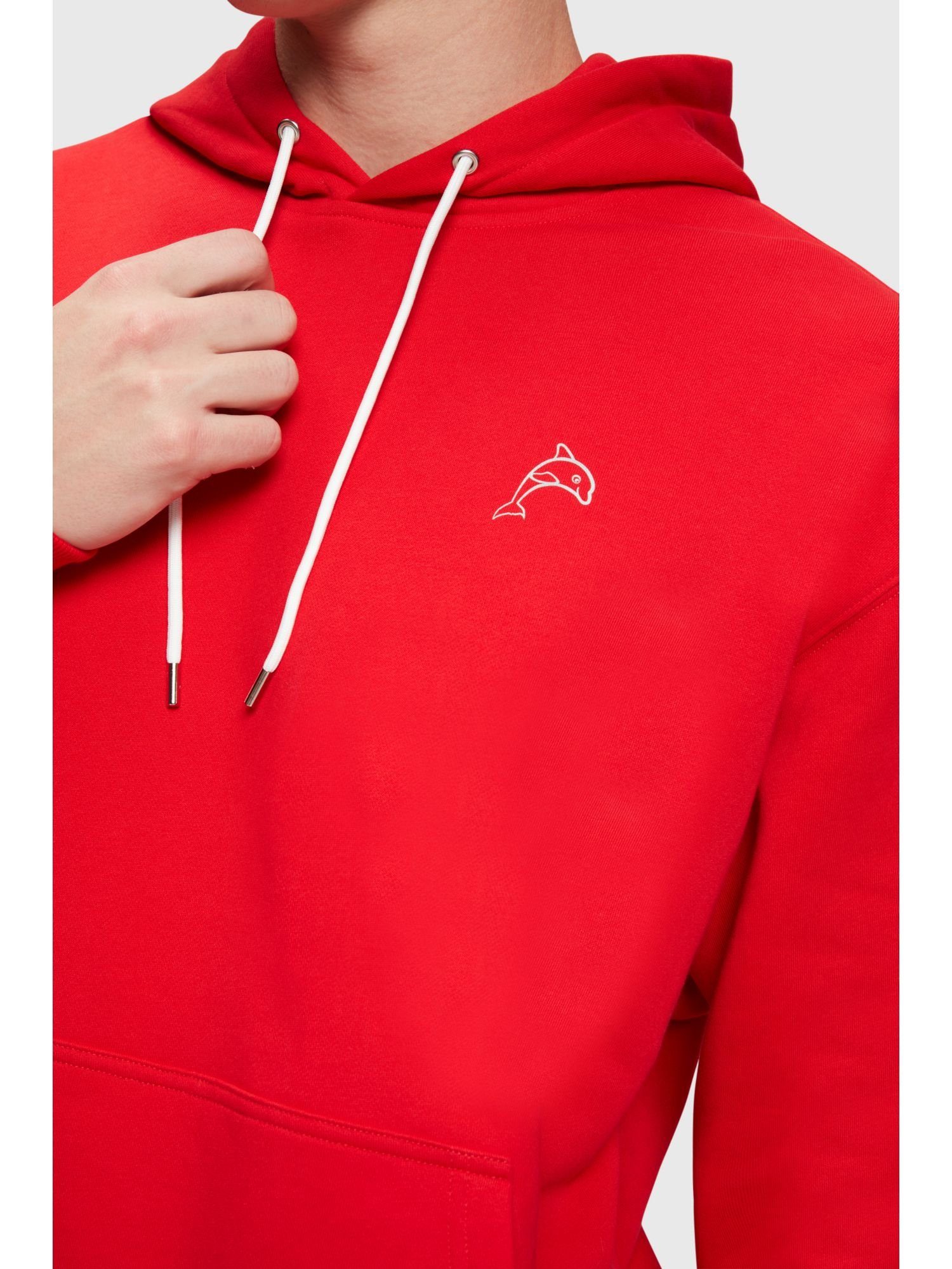 Dolphin ORANGE Color Sweatshirt RED Esprit Hoodie (1-tlg)