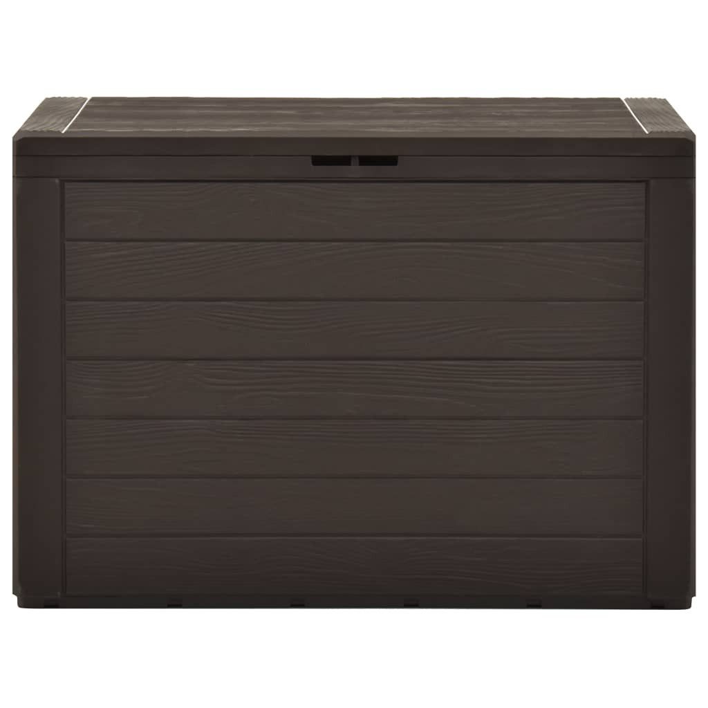 vidaXL Auflagenbox NA Gartentruhe Kissenbox Kissentruhe Auflagenbox Braun 78x44x55 cm
