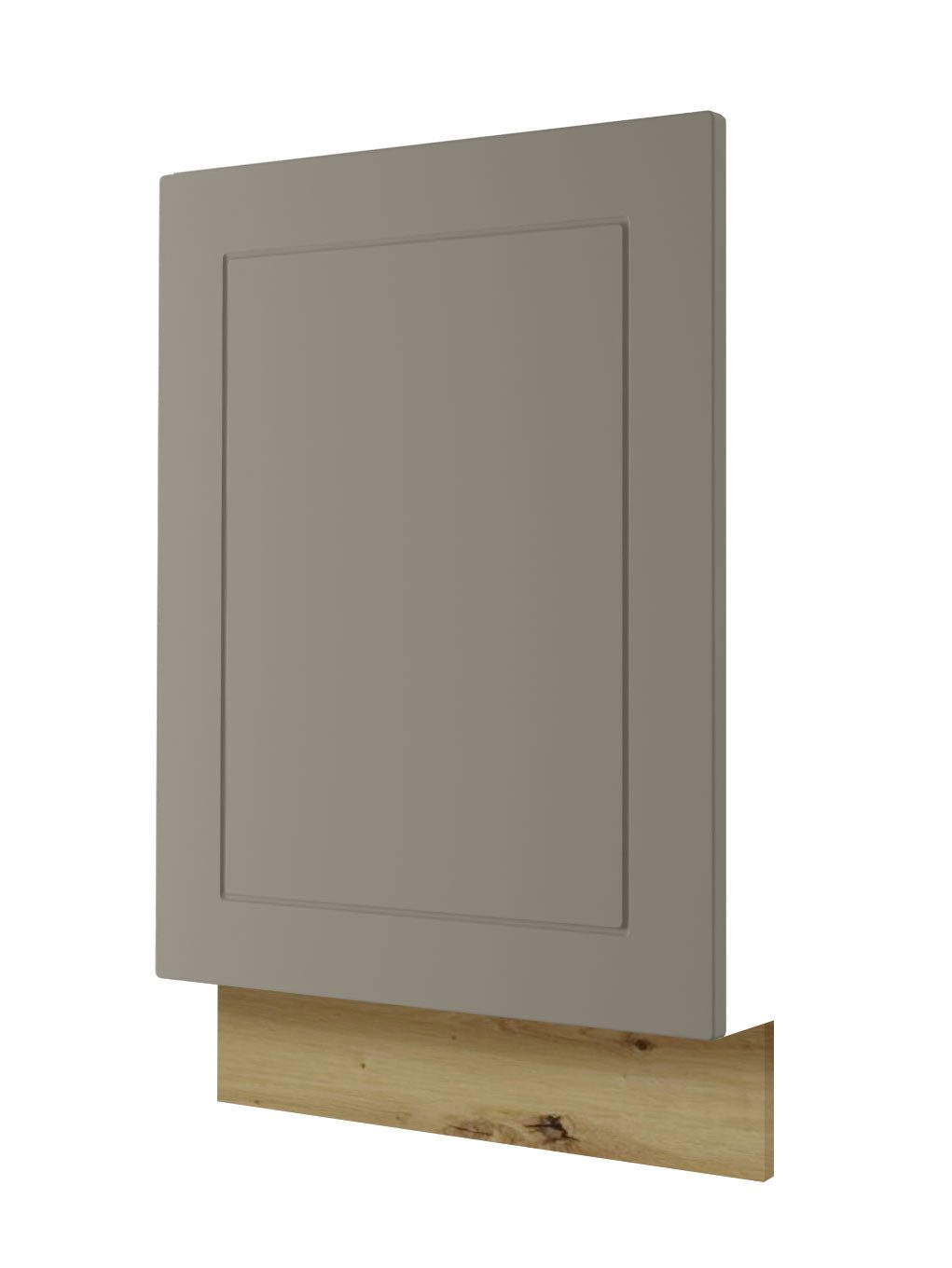 Feldmann-Wohnen Sockelblende Kvantum (inklusive Sockelleiste, 1 St., Fronten mit dekorativen Fräsungen und leicht abgerundeten Ecken), 45x1,8x57cm eiche artisan - beige (Q-ZM45/57)