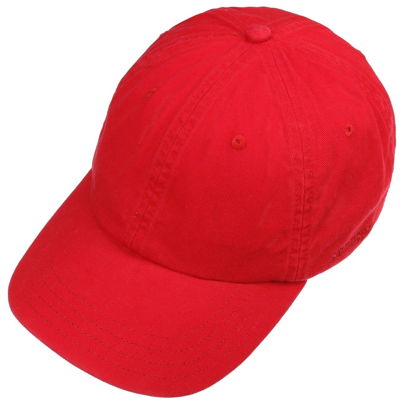 Stetson Baseball Cap (1-St) Basecap rot Metallschnalle