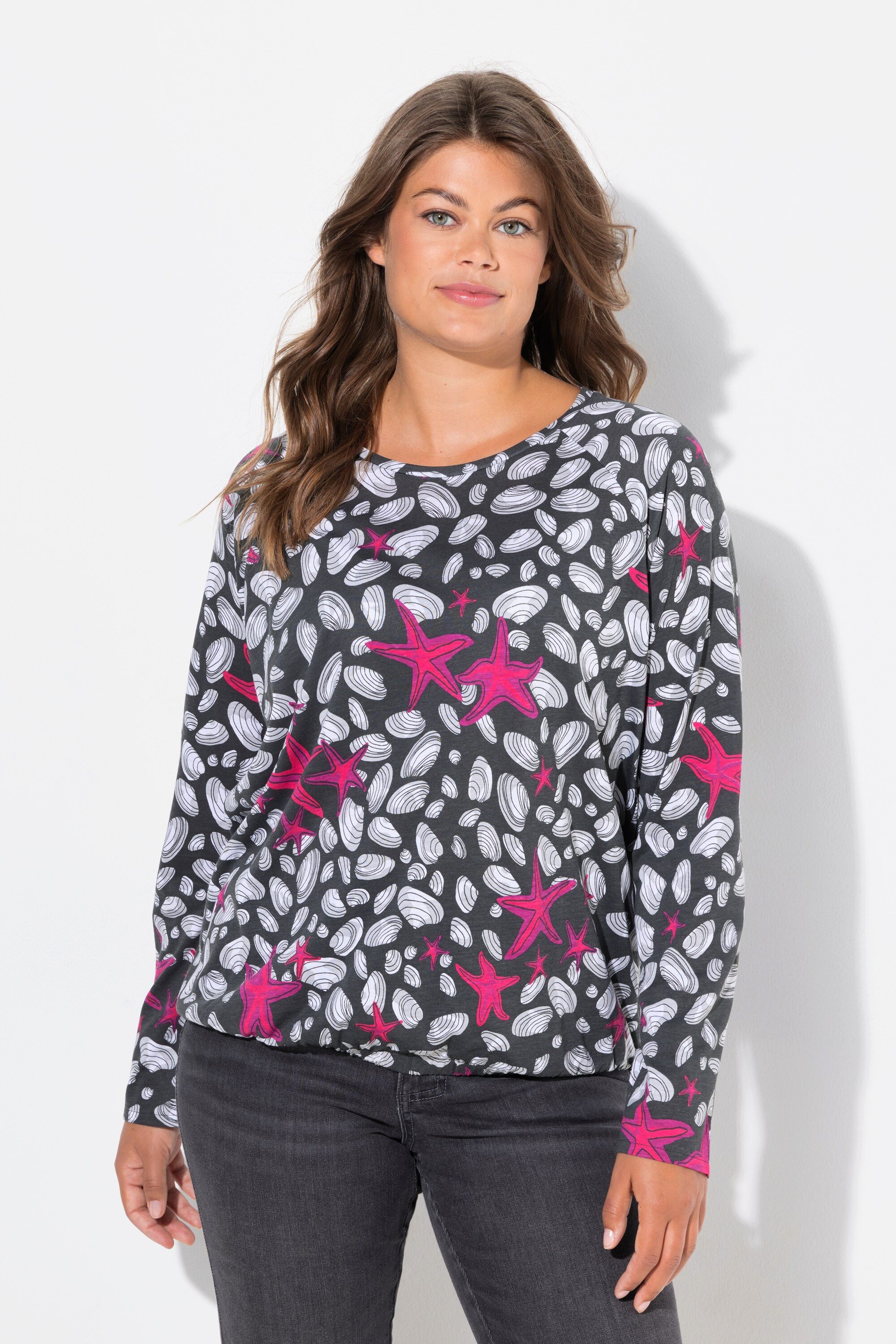 Longsleeve Langarmshirt Langarm Rundhals