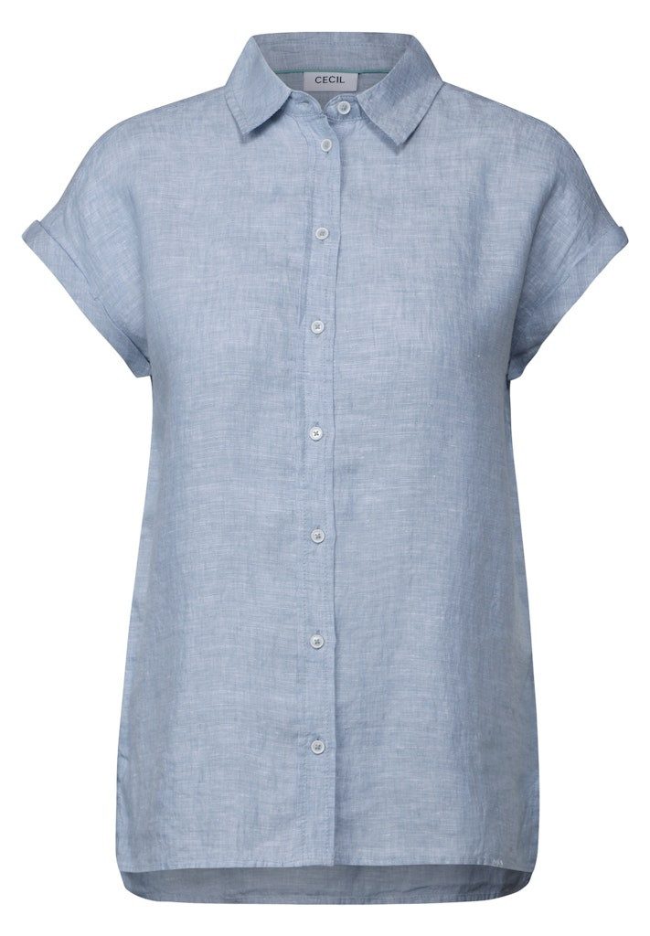 CECIL Blusenshirt LINEN_ Chambray Blouse günstig online kaufen