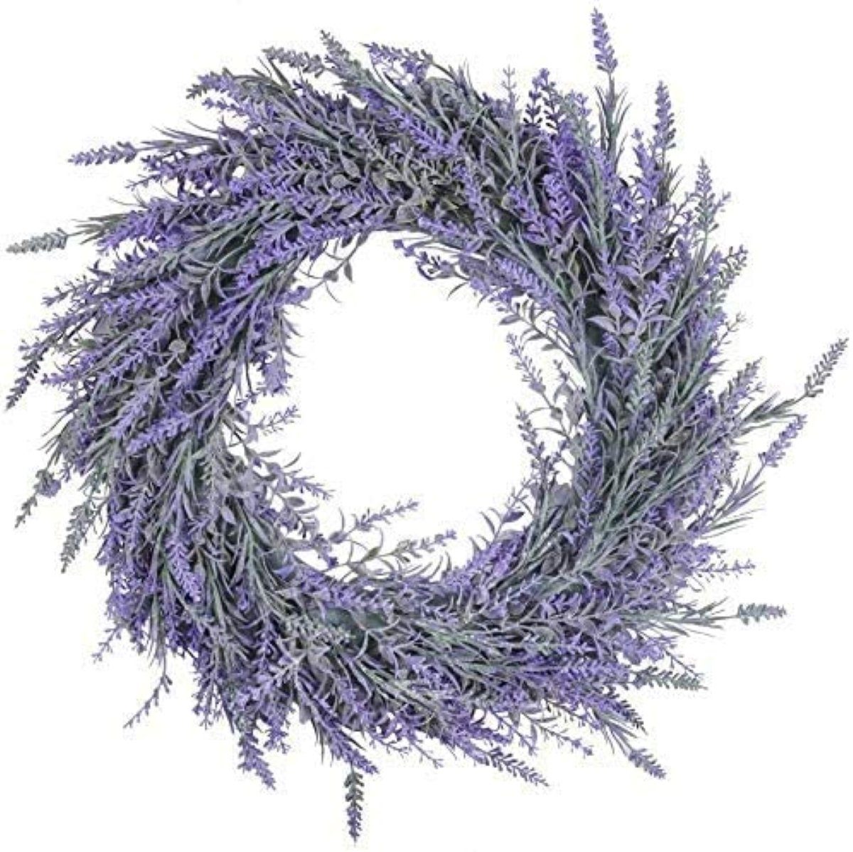 Sarfly Dekokranz Künstliche Lavendel Kranz Deko, Bowknot