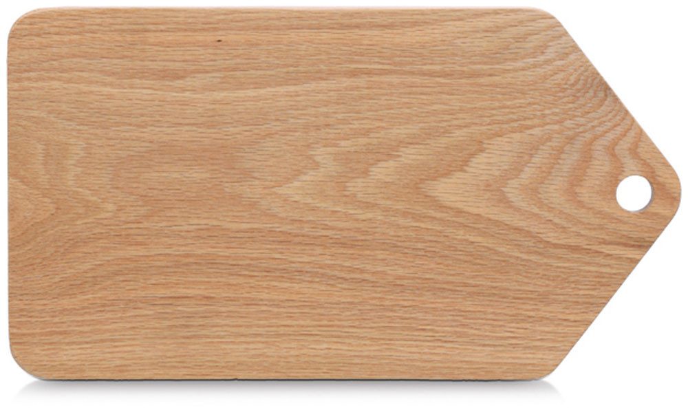 Zeller Present Servierbrett Schneide-/Servierbrett, Eiche, Eichenholz, Schneidebrett, natürliches Material