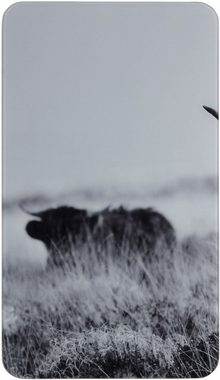 WENKO Herd-Abdeckplatte Highland Cattle, Glas, Kunststoff, (Set, 2 tlg), für alle Herdarten