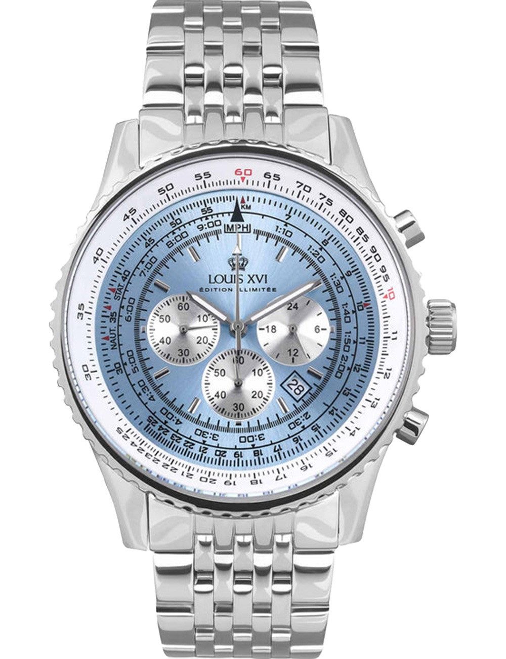 LOUIS XVI Quarzuhr Louis XVI LXVI3421 Herrenuhr Artagnan Chrono Limited 48m günstig online kaufen