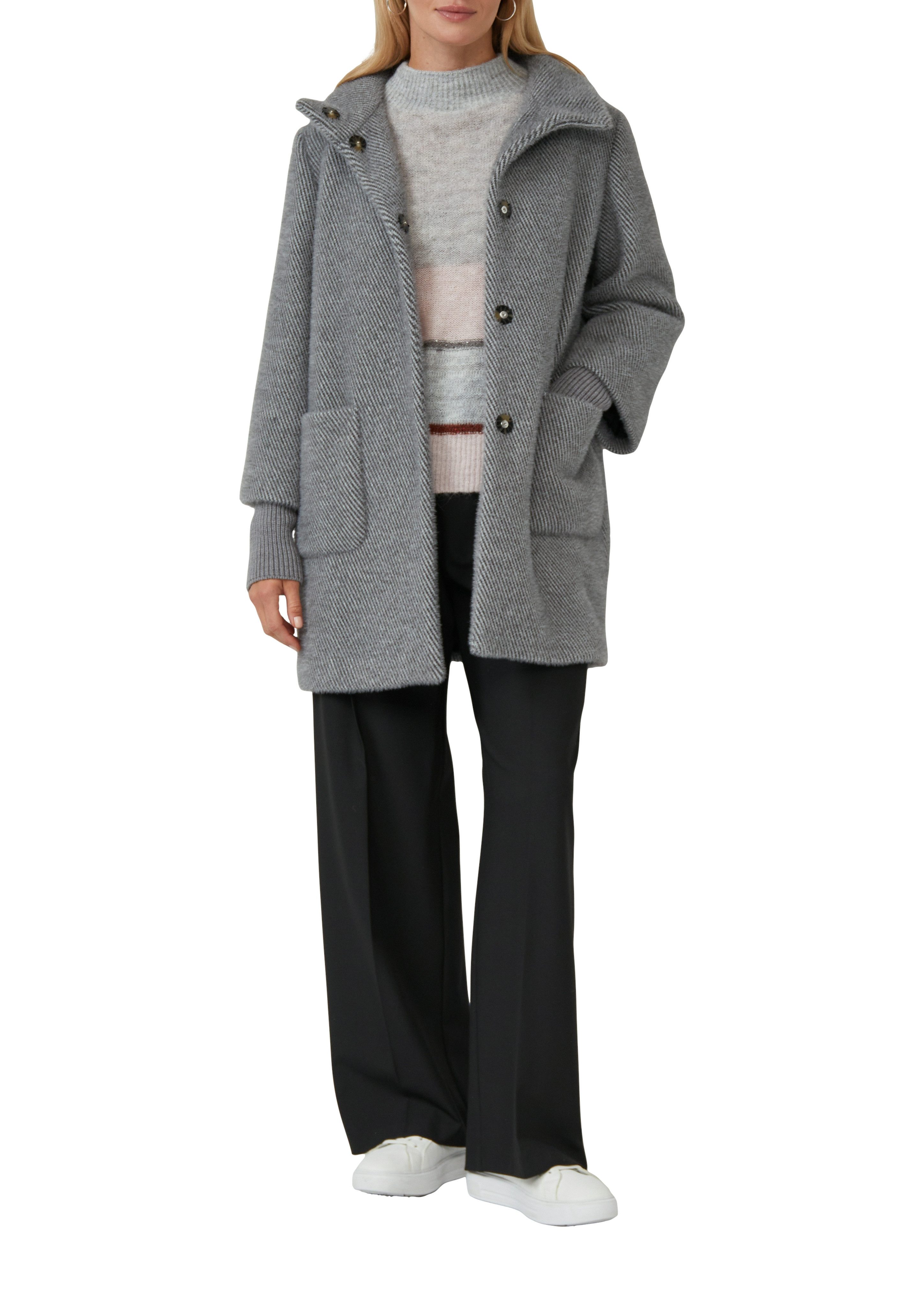 s.Oliver BLACK LABEL Wintermantel mit Stehkragen günstig online kaufen