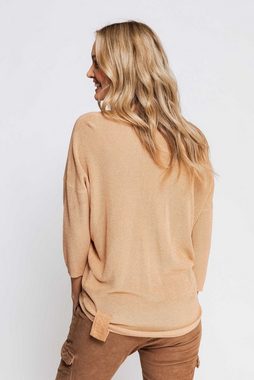 Zhrill Sweatshirt Sweater NINA Brown (0-tlg)