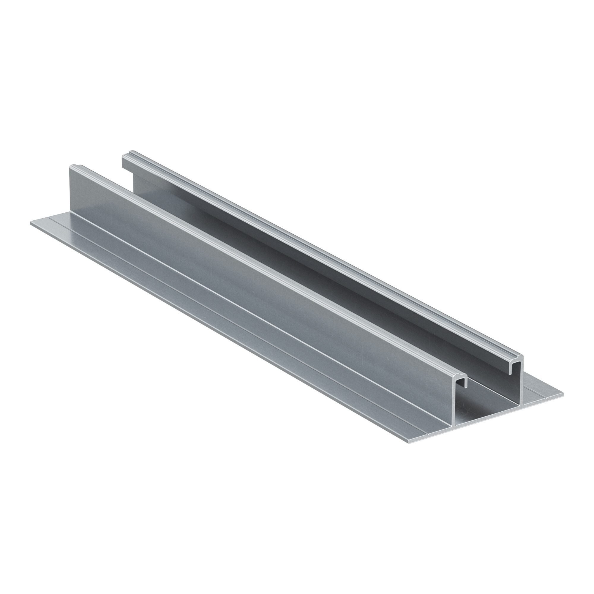 fischer U-Schiene fischer Profil für Blechdach SolarFlat 4,85 m Aluminium
