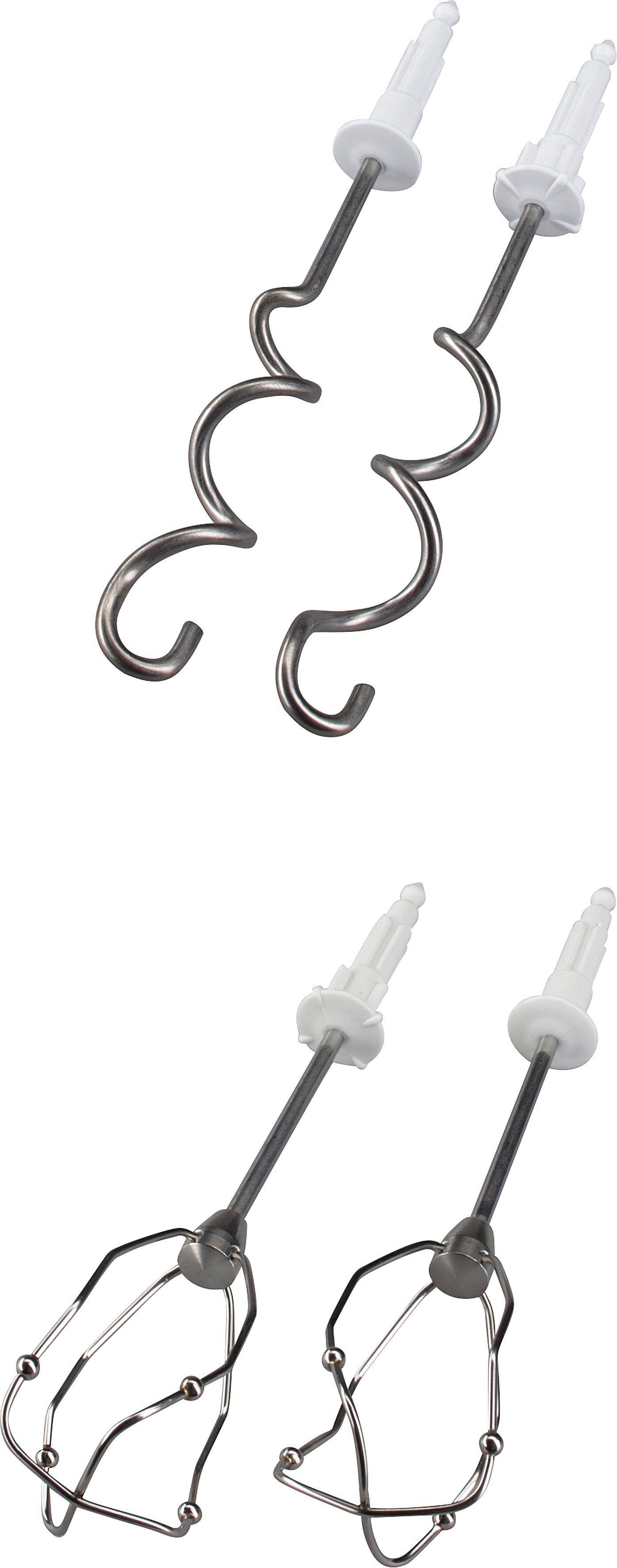 BOSCH Handmixer Styline MFQ40304, Edelst. Rührbesen/Knethaken, 5 Stufen, himbeerrot, 500 W, Turbostufe, leichtes Gehäuse, Made in Europe