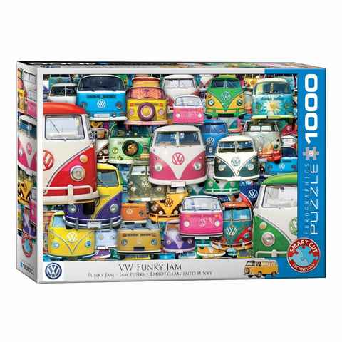EUROGRAPHICS Puzzle VW Bus - Funky Jam, 1000 Puzzleteile