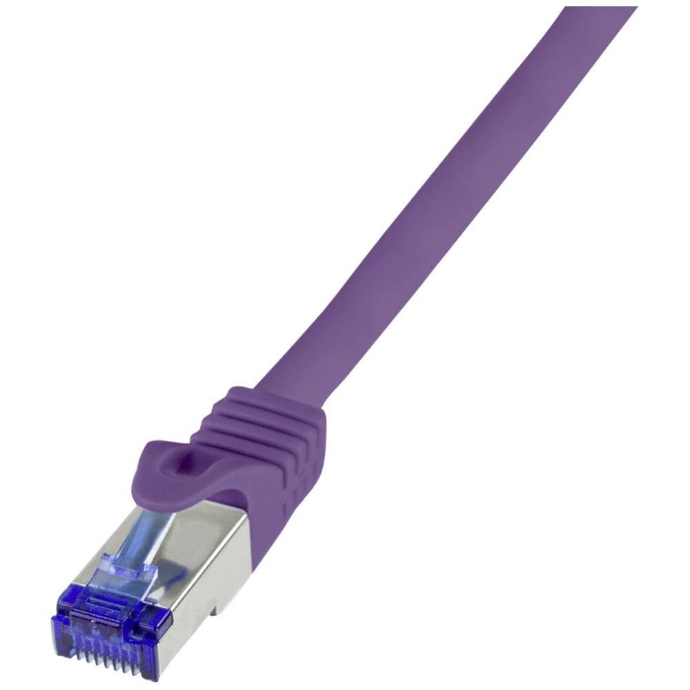 LogiLink Patchkabel Ultraflex, Cat.6A, S/FTP,3 m LAN-Kabel | Stromversorgungskabel