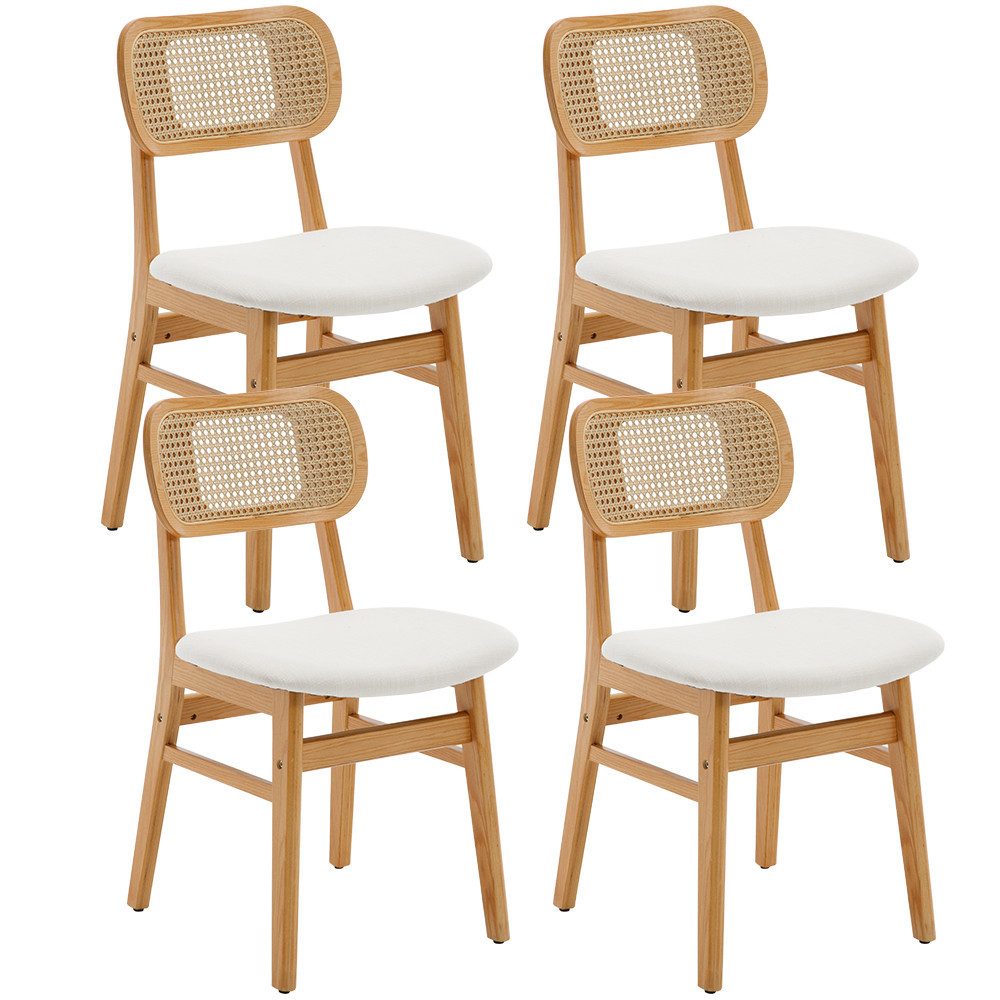 WAHSON OFFICE CHAIRS Esszimmerstuhl Rattansessel 2/4er Set, Küchenstuhl günstig online kaufen