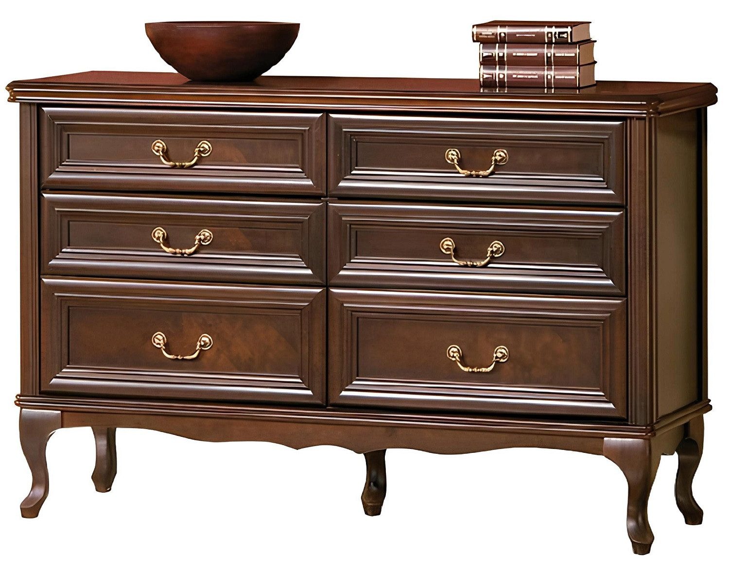 Xlmoebel Schubkastenkommode Antike Holzkommode im italienischen Design mit elegantem Stauraum (Schubkastenkommode, 1 St., Klassische Kommode Kommoden Kommodenschrank - Model W-K2sz), Hergestellt in Italy