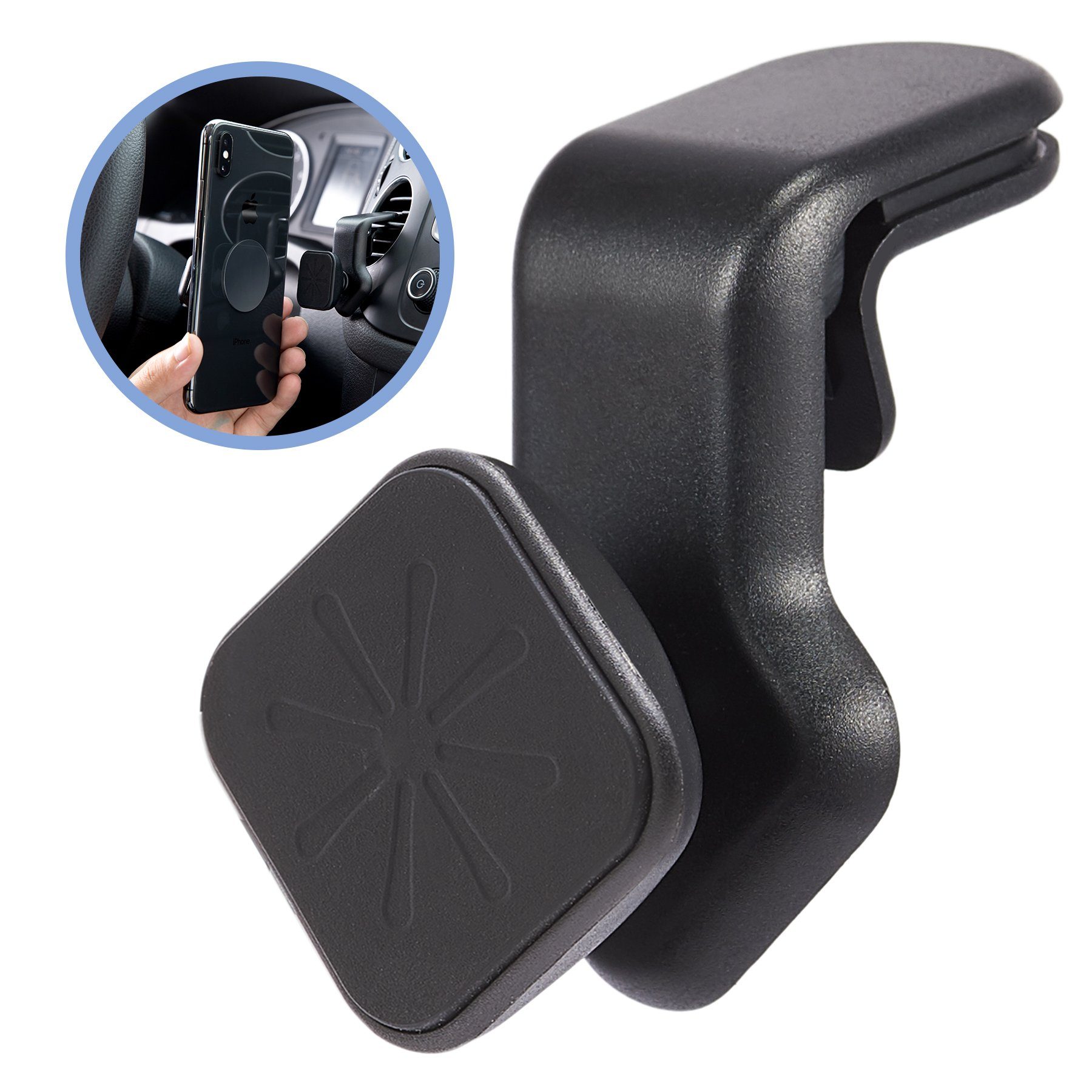 Crenex Handy-Halterung, (Universal KFZ Handyhalterung Auto Handyhalter Handy  Smartphone Halter Magnet)