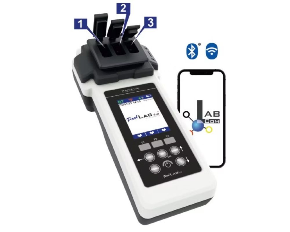 WATER-I.D. Pooltester PoolLab 2.0 Photometer elektronischer Pooltester WATER-I.D.