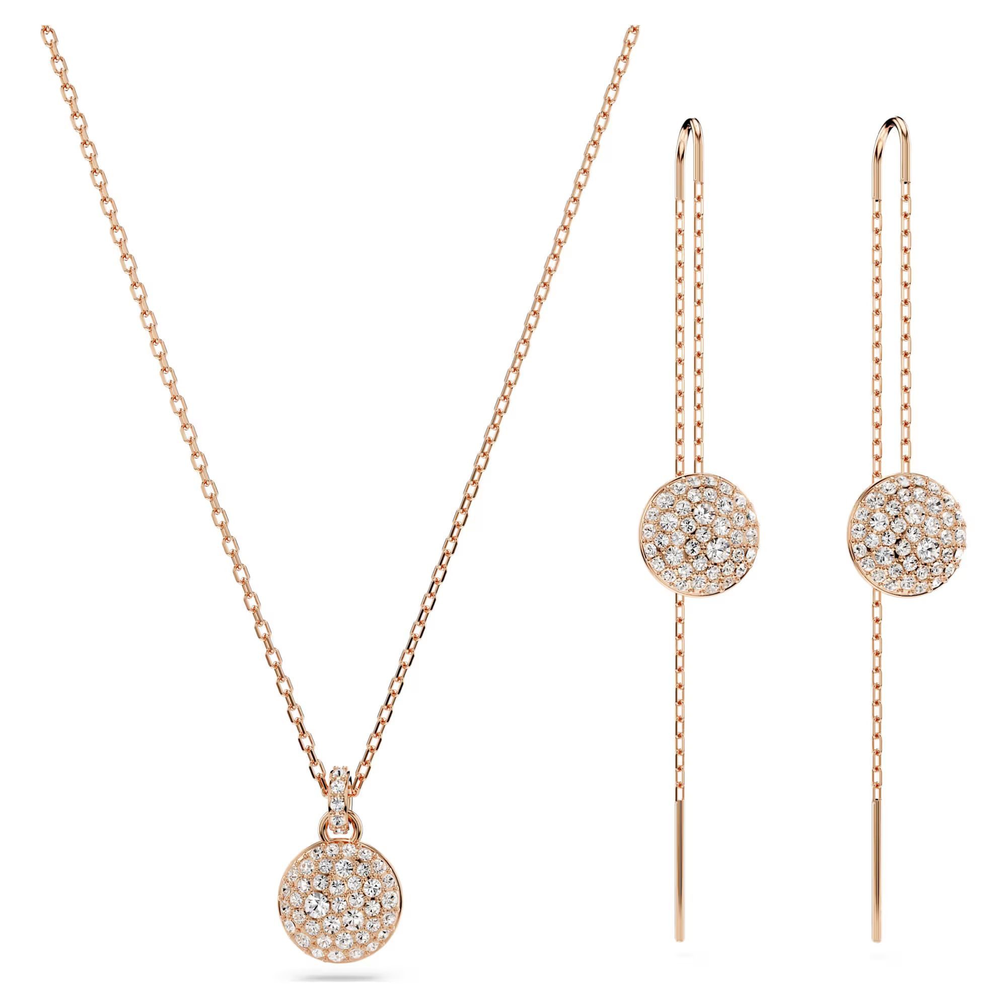 Swarovski Ohrring und Ketten Set Meteora 5683451