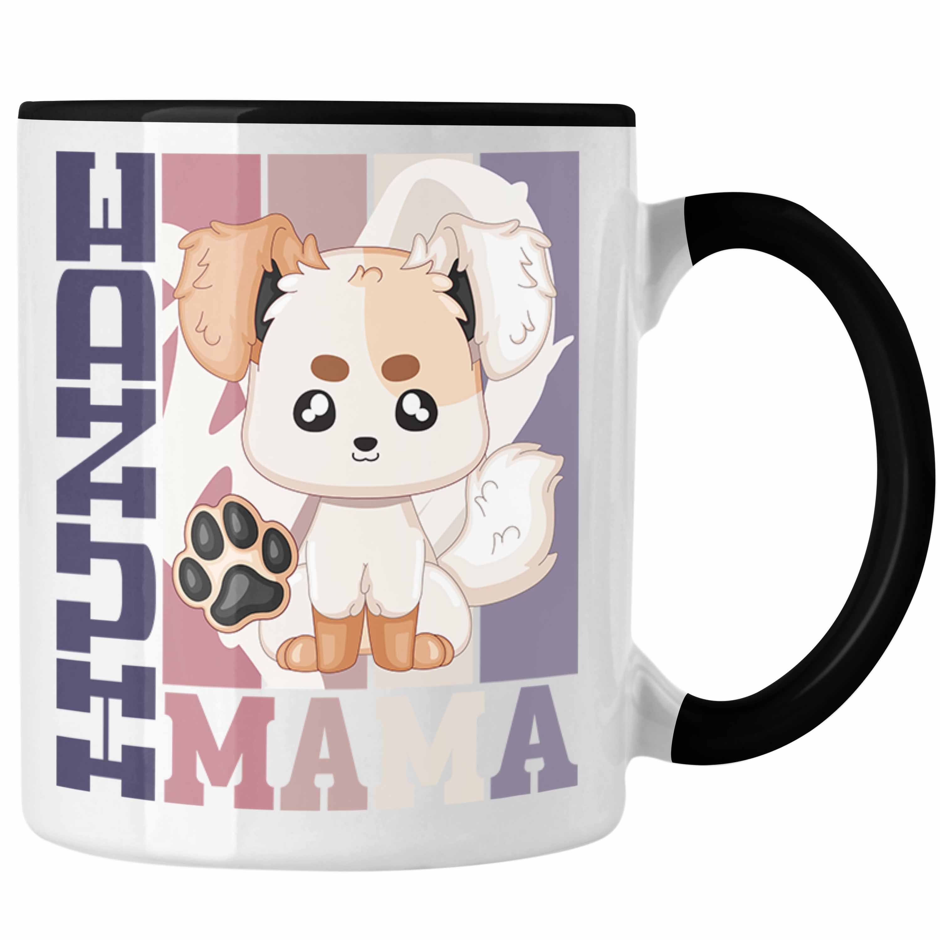 Trendation - für Spruch Ges Hunde Tasse Trendation Mama Geschenk Hunde Besitzerin Tasse Schwarz