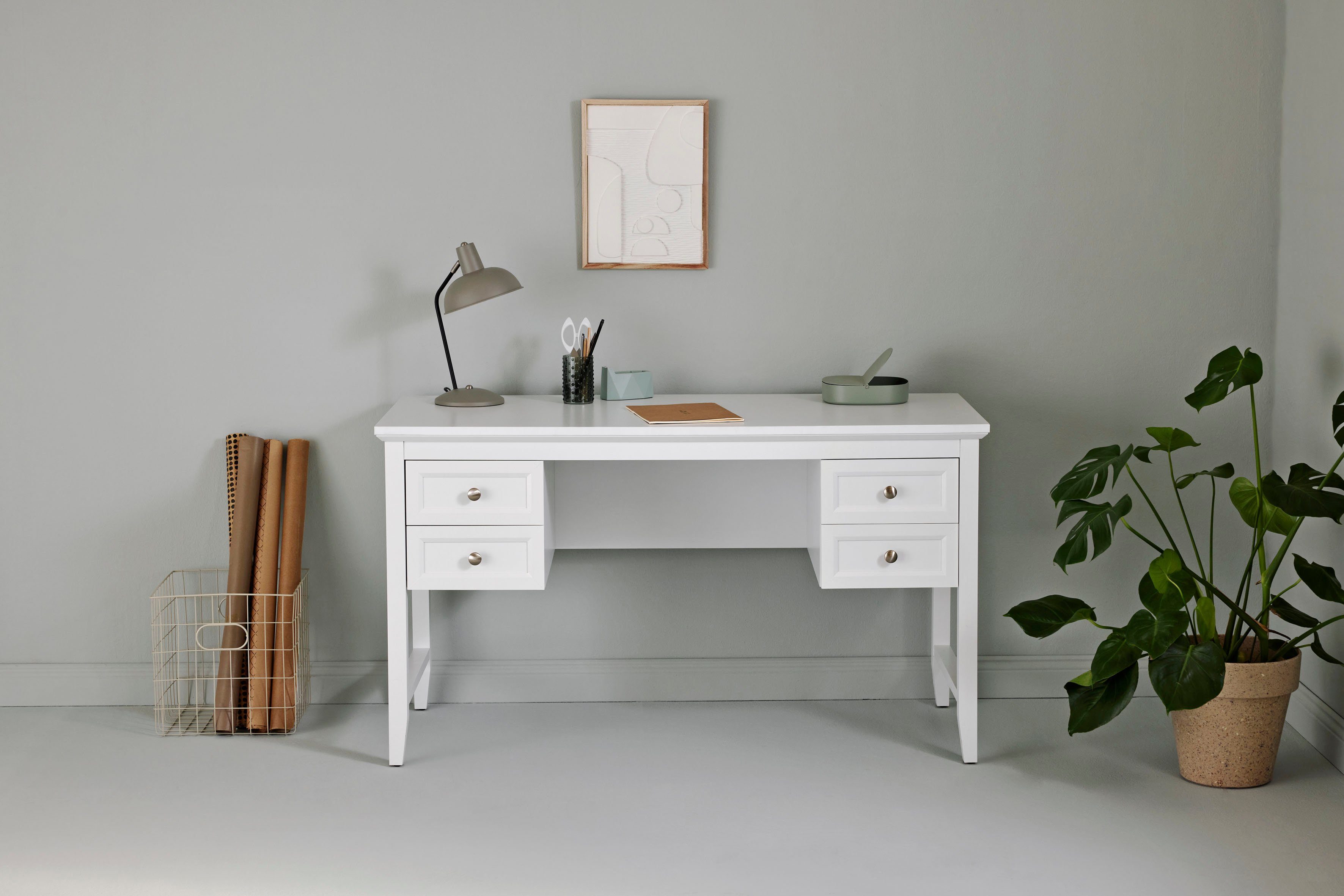 Jahnke Schreibtisch CLASSIC D 130 (1-St), günstig online kaufen