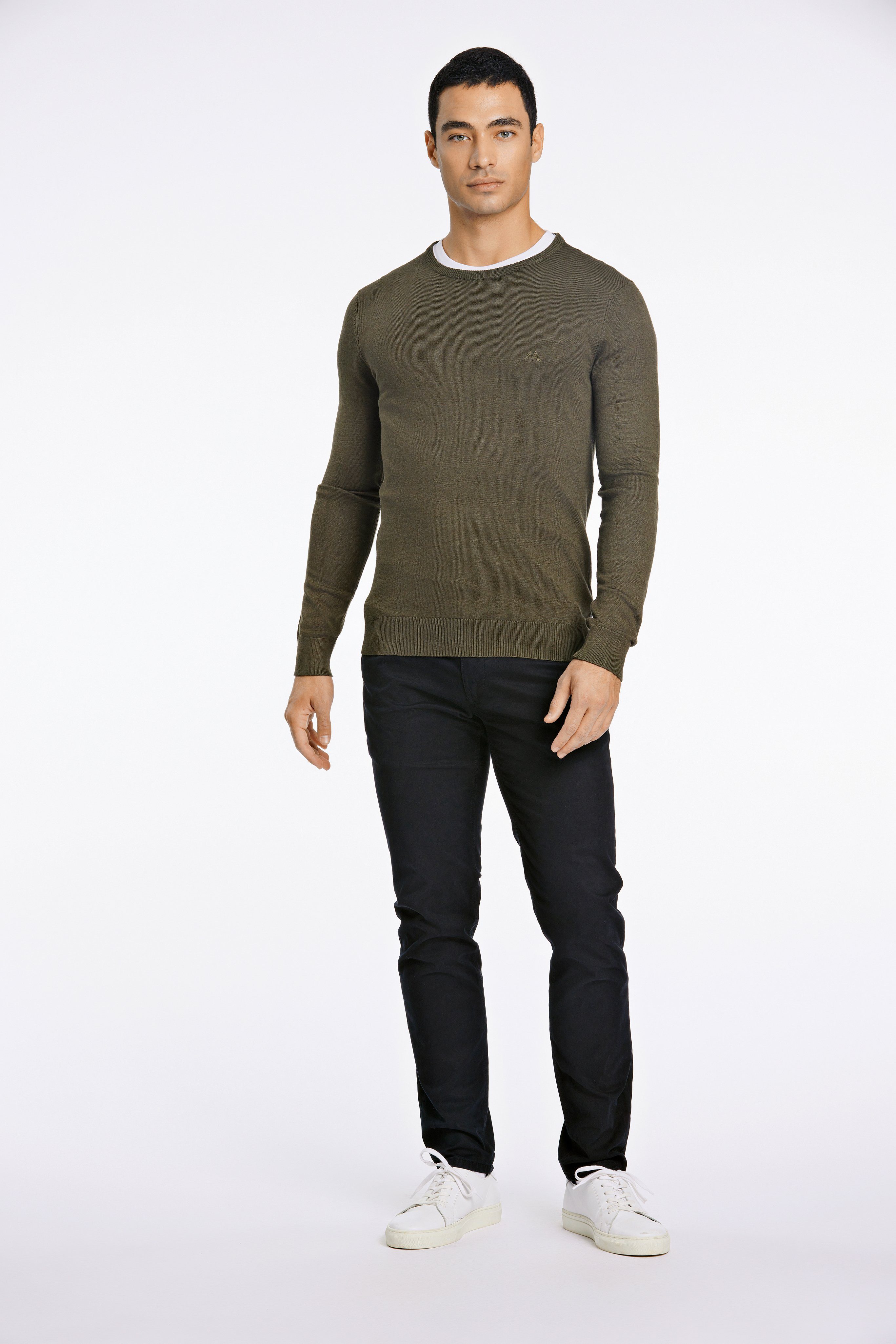 LINDBERGH Strickpullover mit Logo-Stickerei