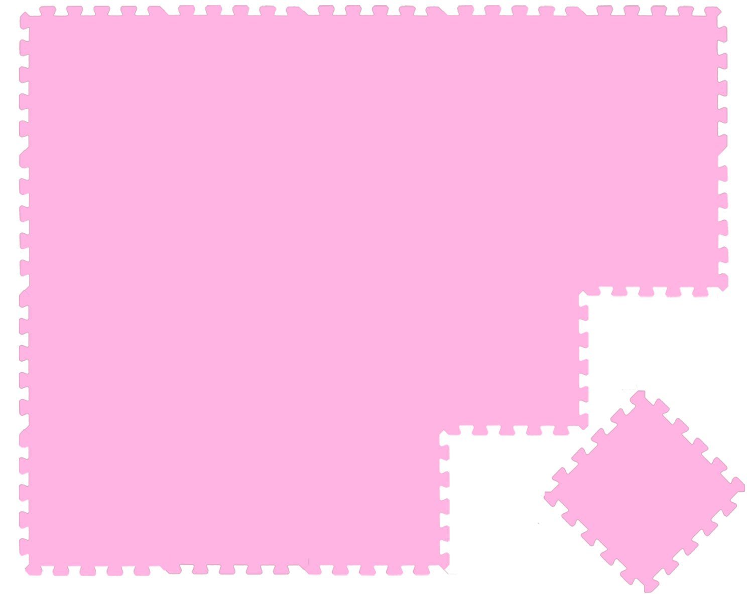 LittleTom Puzzlematte ab dem 1. Tag - 18 Teile Baby Spielmatte - 30 x 30 Kinder Krabbelmatte, (18-tlg), Spielunterlage für Babys und Kleinkinder - Kinderzimmer Puzzleteppich