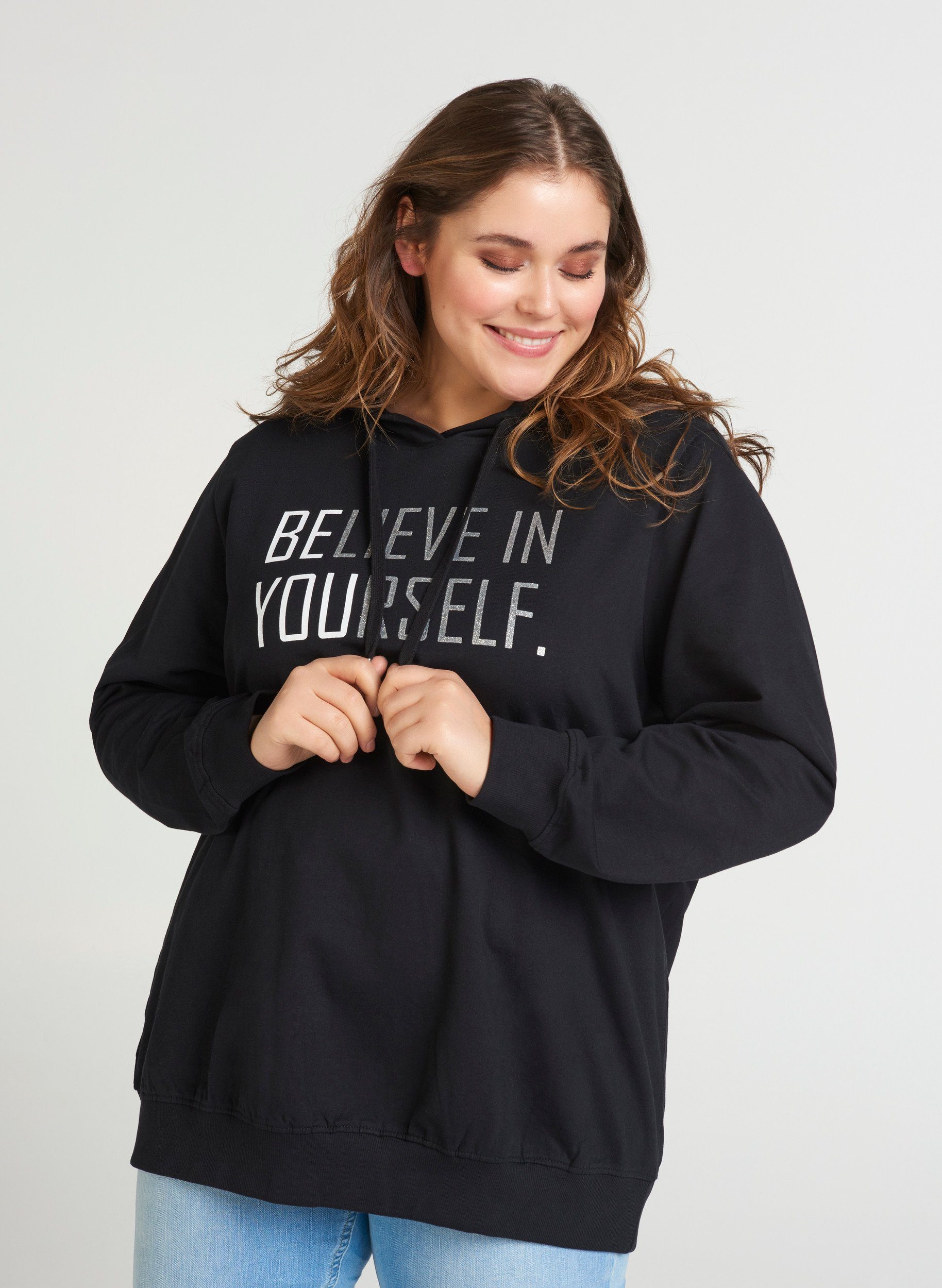 Zizzi Hoodie Große Größen Damen Kapuzensweatshirt mit Tunnelzug und Print online kaufen | OTTO Zizzi Hoodie Große Größen Damen Kapuzensweatshirt mit Tunnelzug und Print online kaufen | OTTO