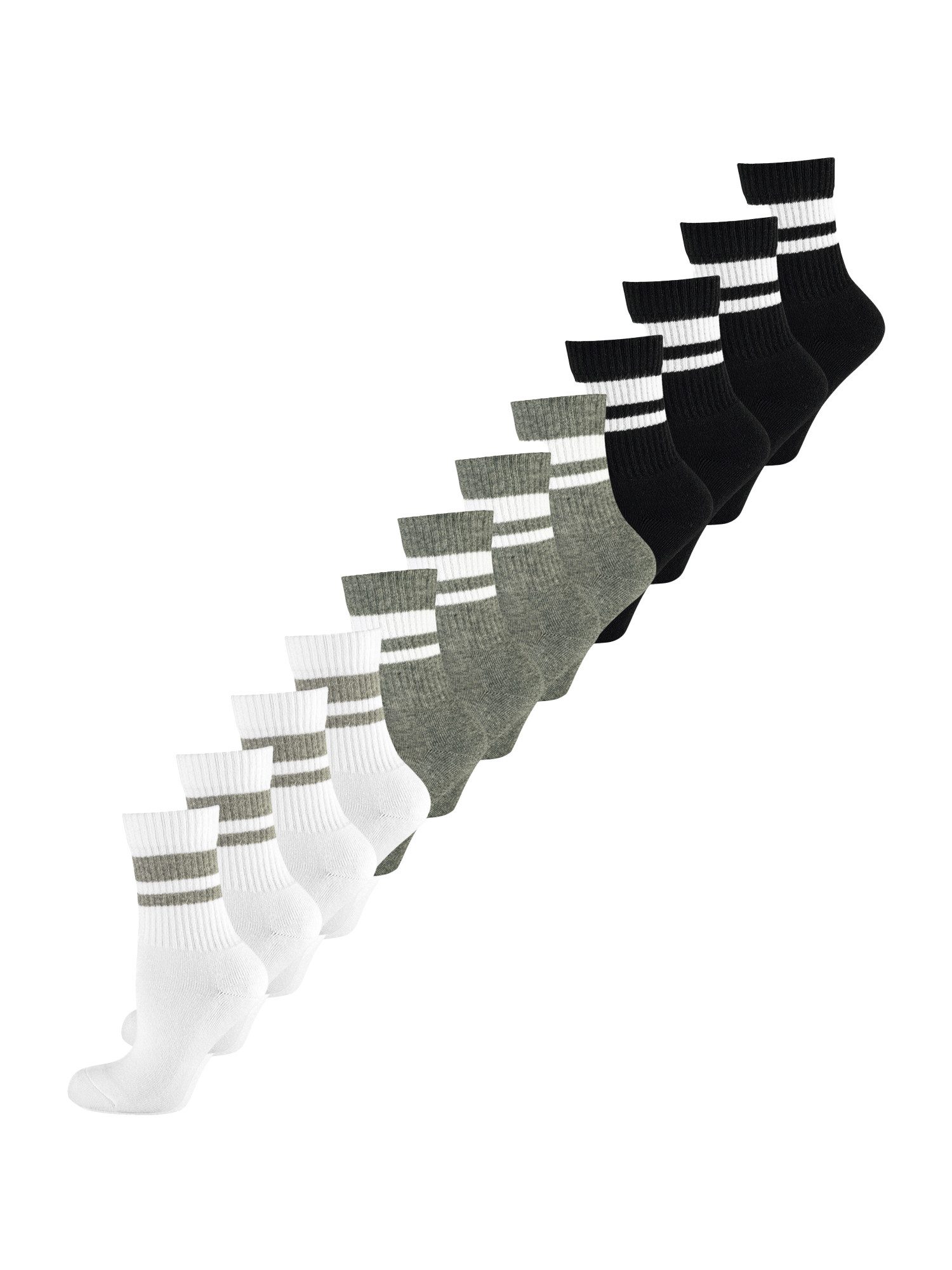 Nur Die Freizeitsocken Sport Socken (12-Paar) socken strumpf strümpfe