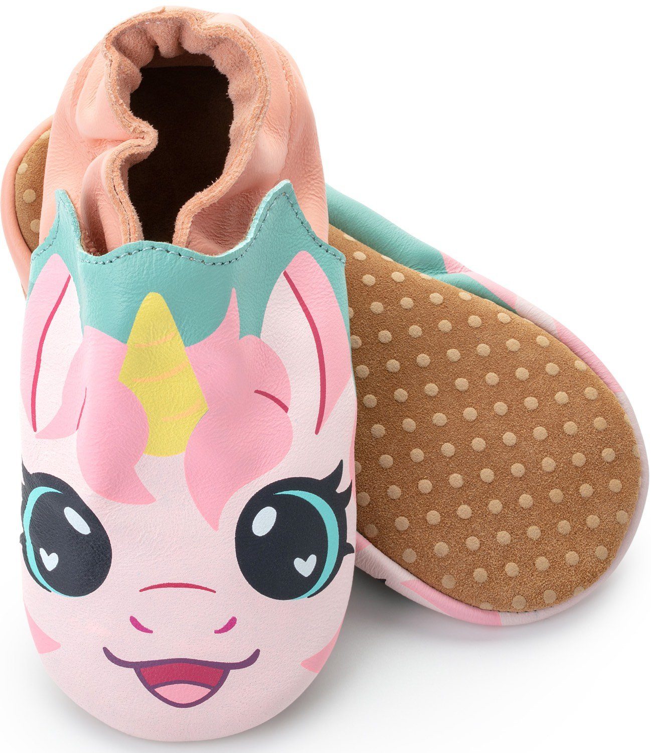 IceUnicorn Barfußschuhe Kinder - Atmungsaktive Hausschuhe Für Kindergarten & Lauflernphase