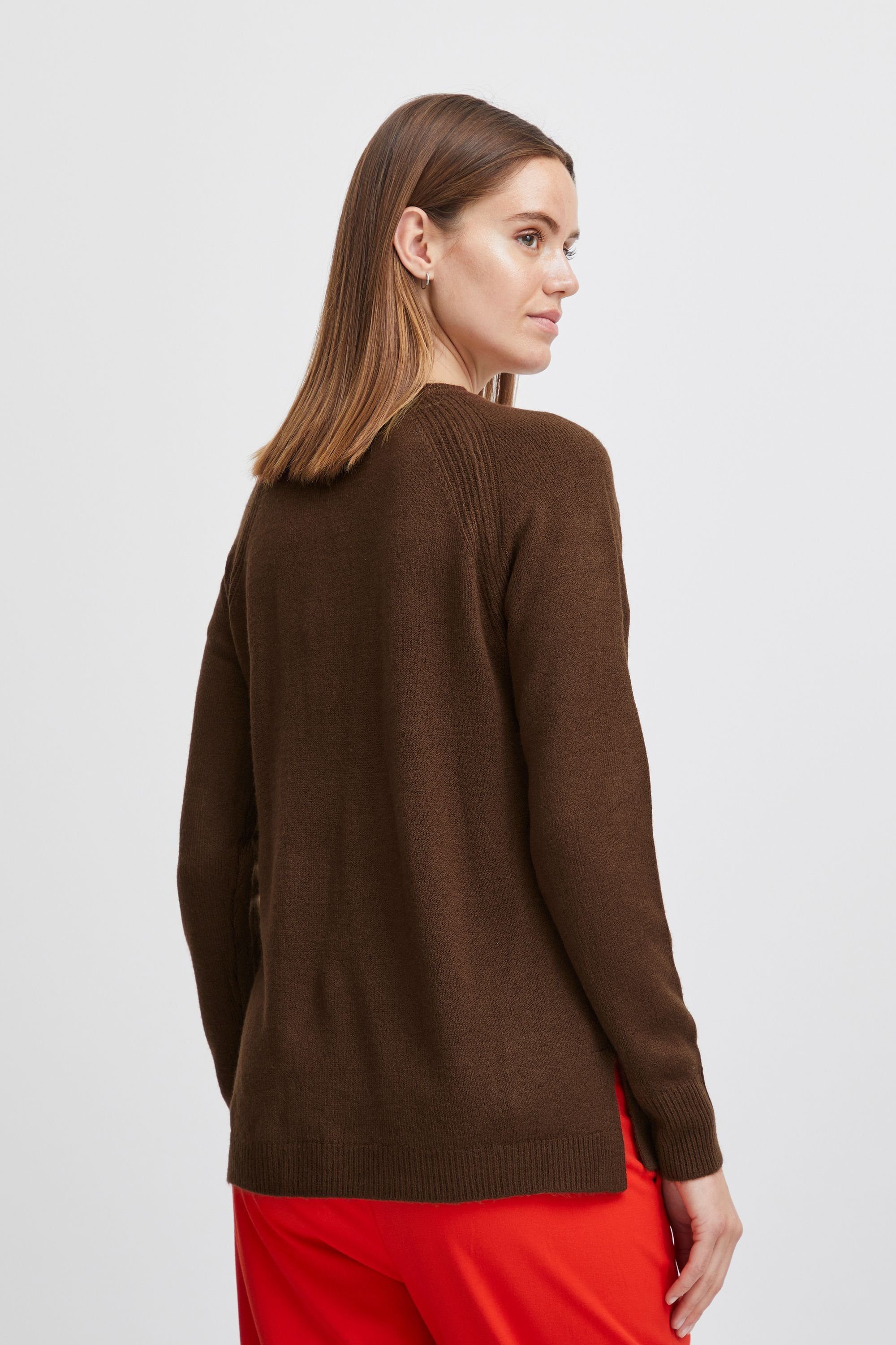 b.young Strickpullover BYMALEA Coffee 20811905 (191419) Chicory SLIT 3 - JUMPER