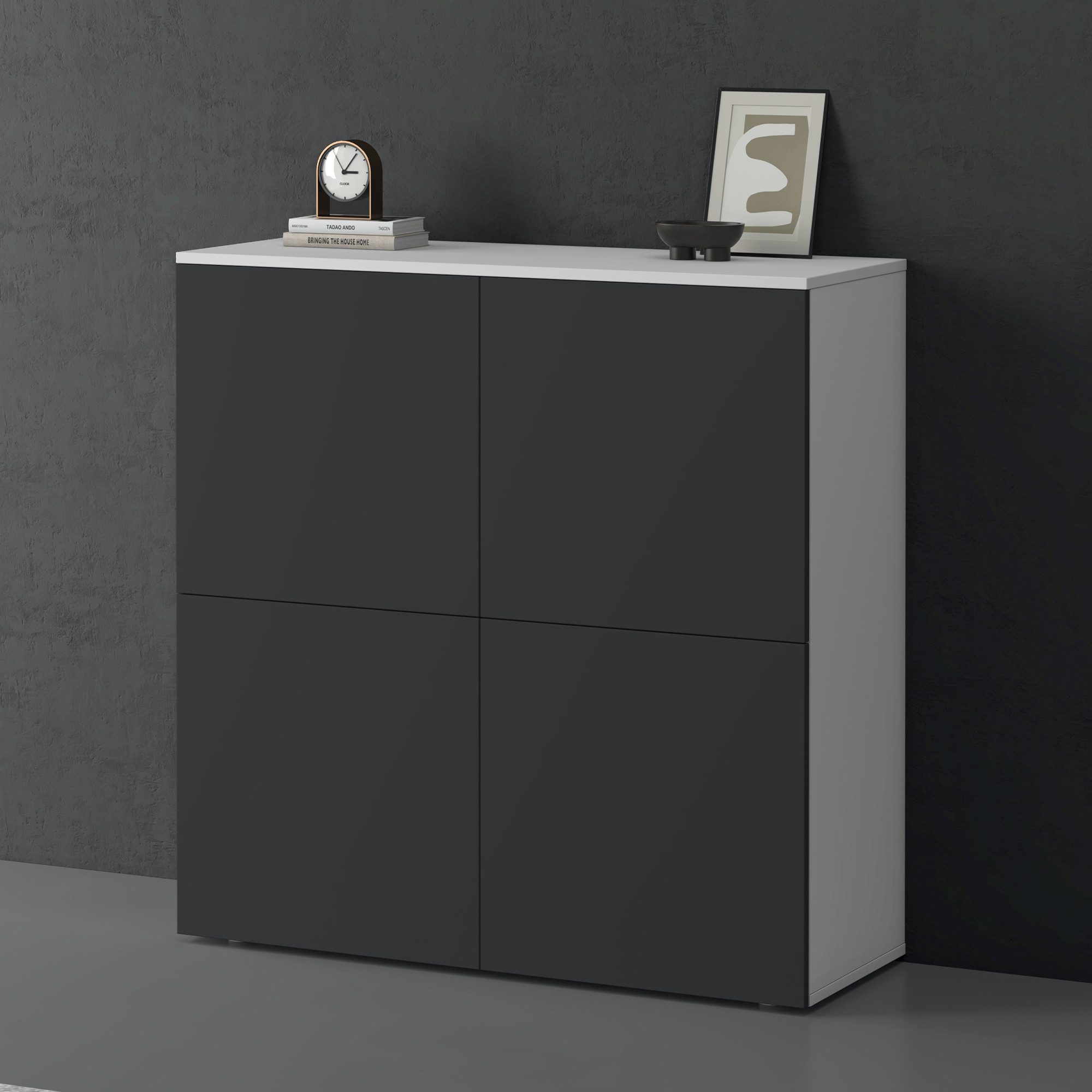 doporro Sideboard Kommode Möbel Mehrzweckschrank Push-to-Open günstig online kaufen