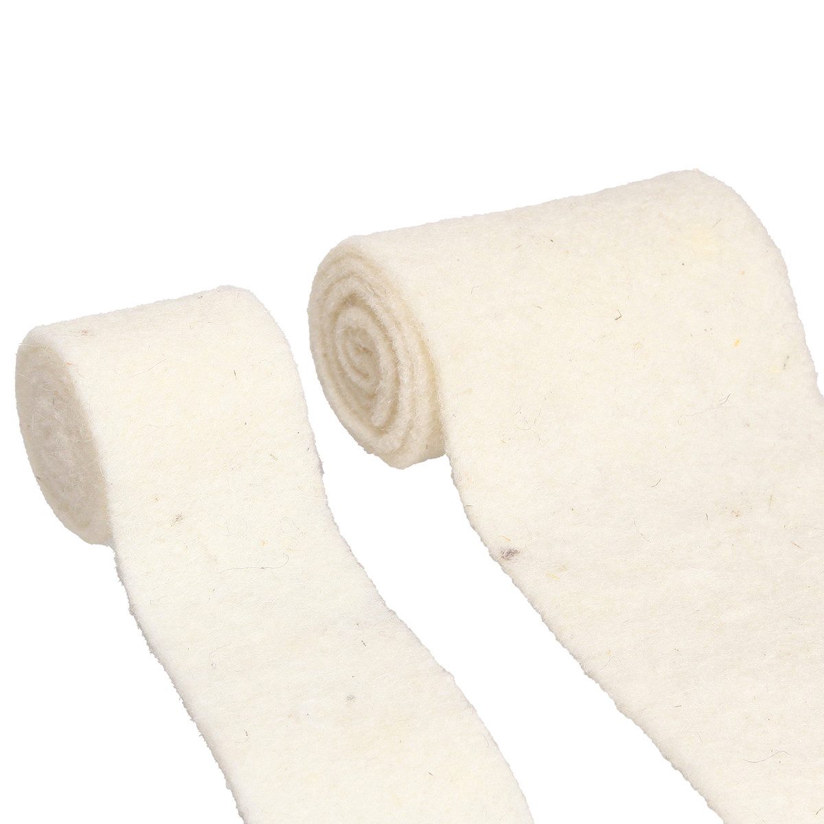 STYLIT by Lehner Wolle Filzband Filzband Weiß Wolle 7/15cm BxL 100cm Set Basteln DIY